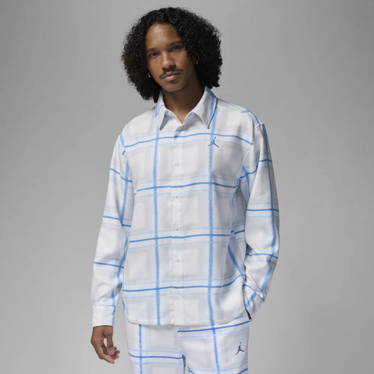 Кофта чоловіча Jordan Essentials Checked Flannel Top (FZ8759-100)