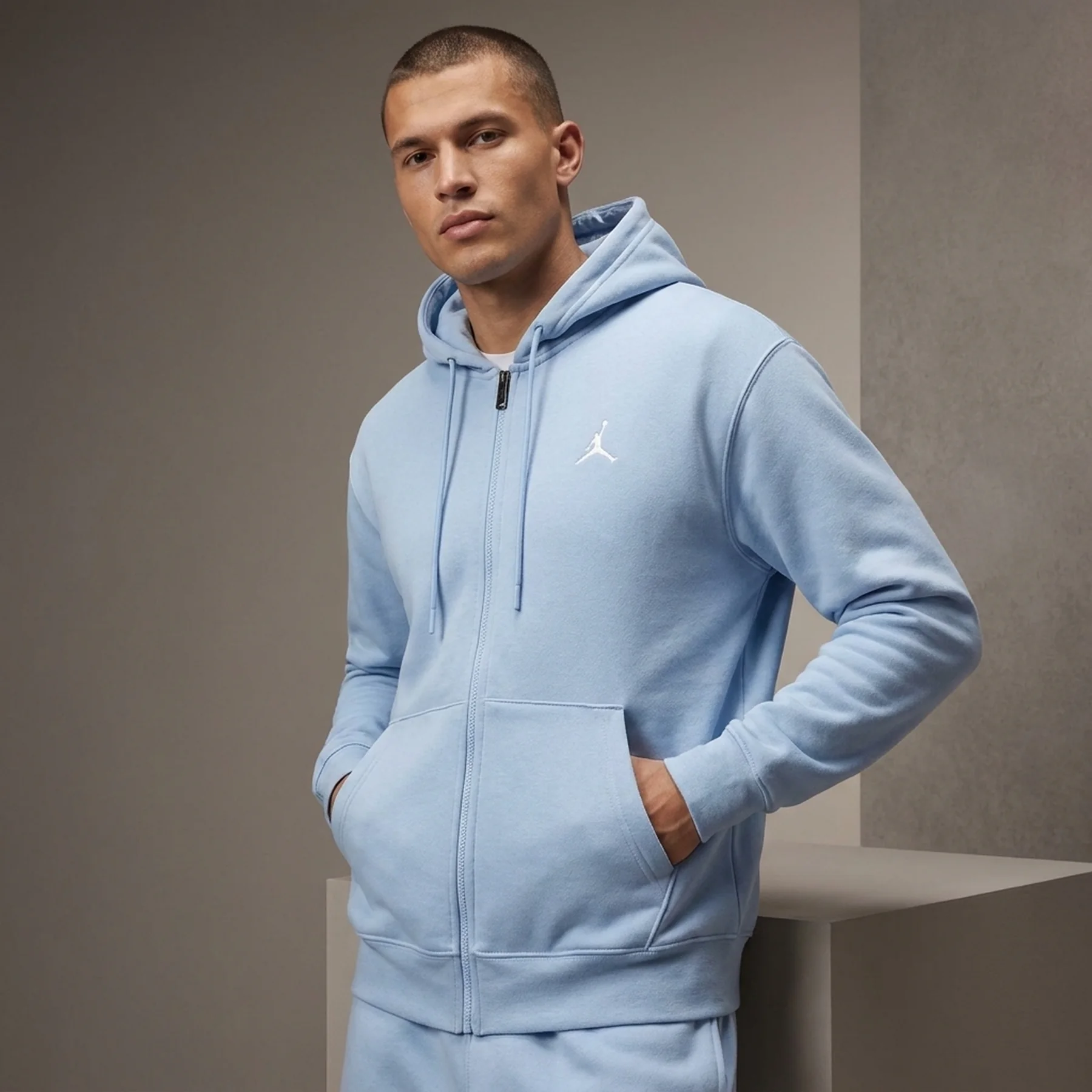 Кофта чоловіча Jordan Essentials Fleece Full-Zip (FJ7771-436)
