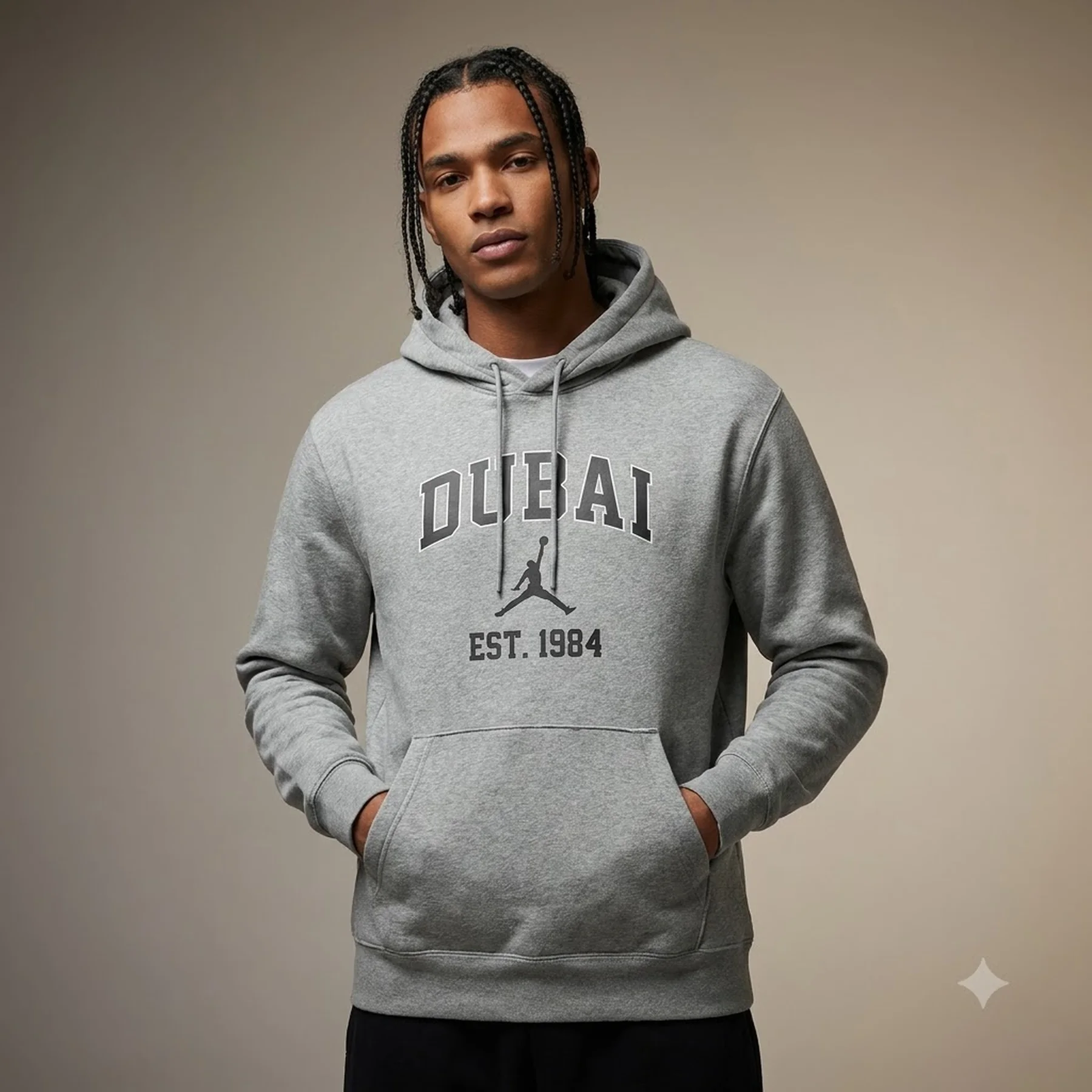 Кофта чоловіча Jordan Hoodie Dubai Grey (HF1524-091)