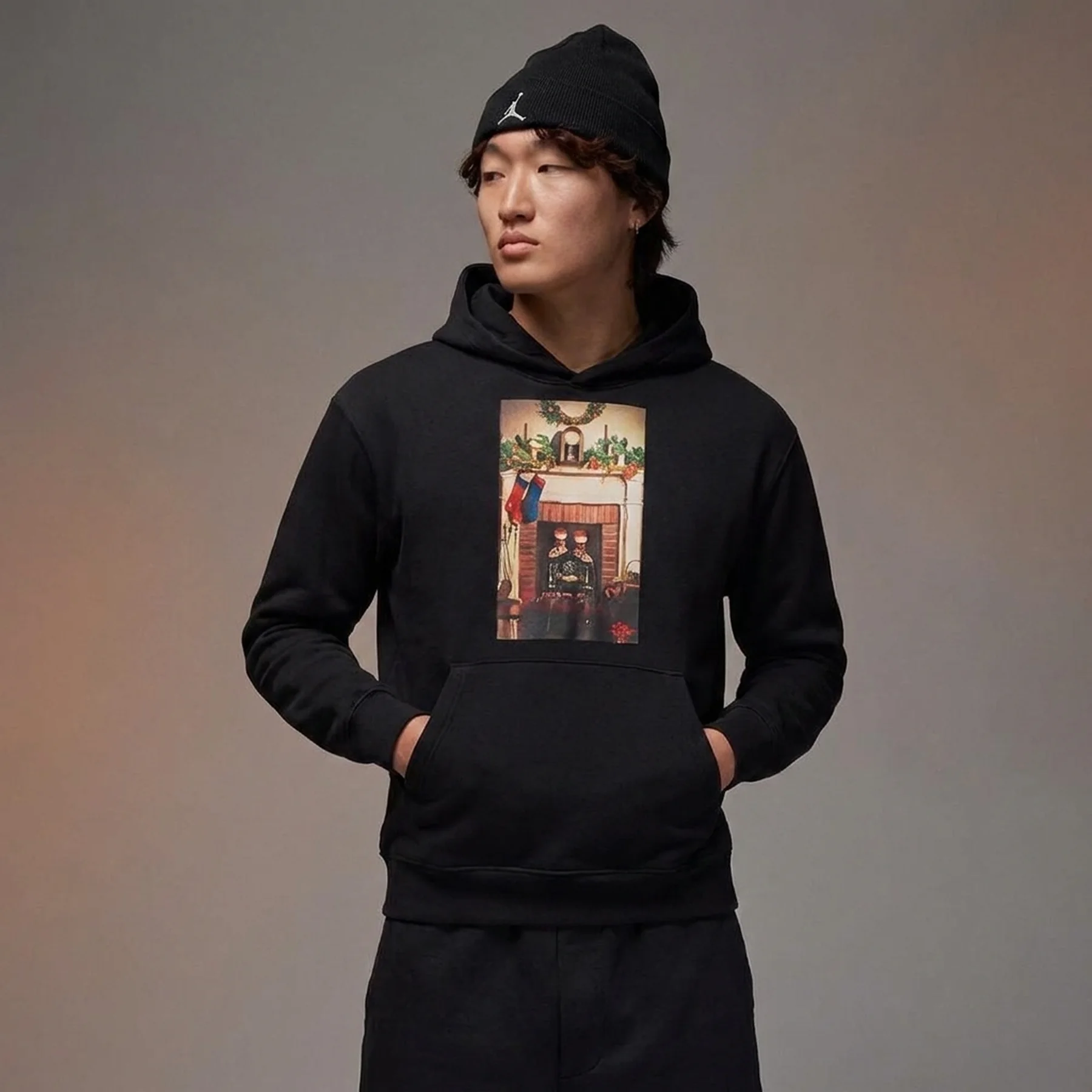 Кофта чоловіча Jordan Jm Chimney Flc Po Black (HQ5654-010)