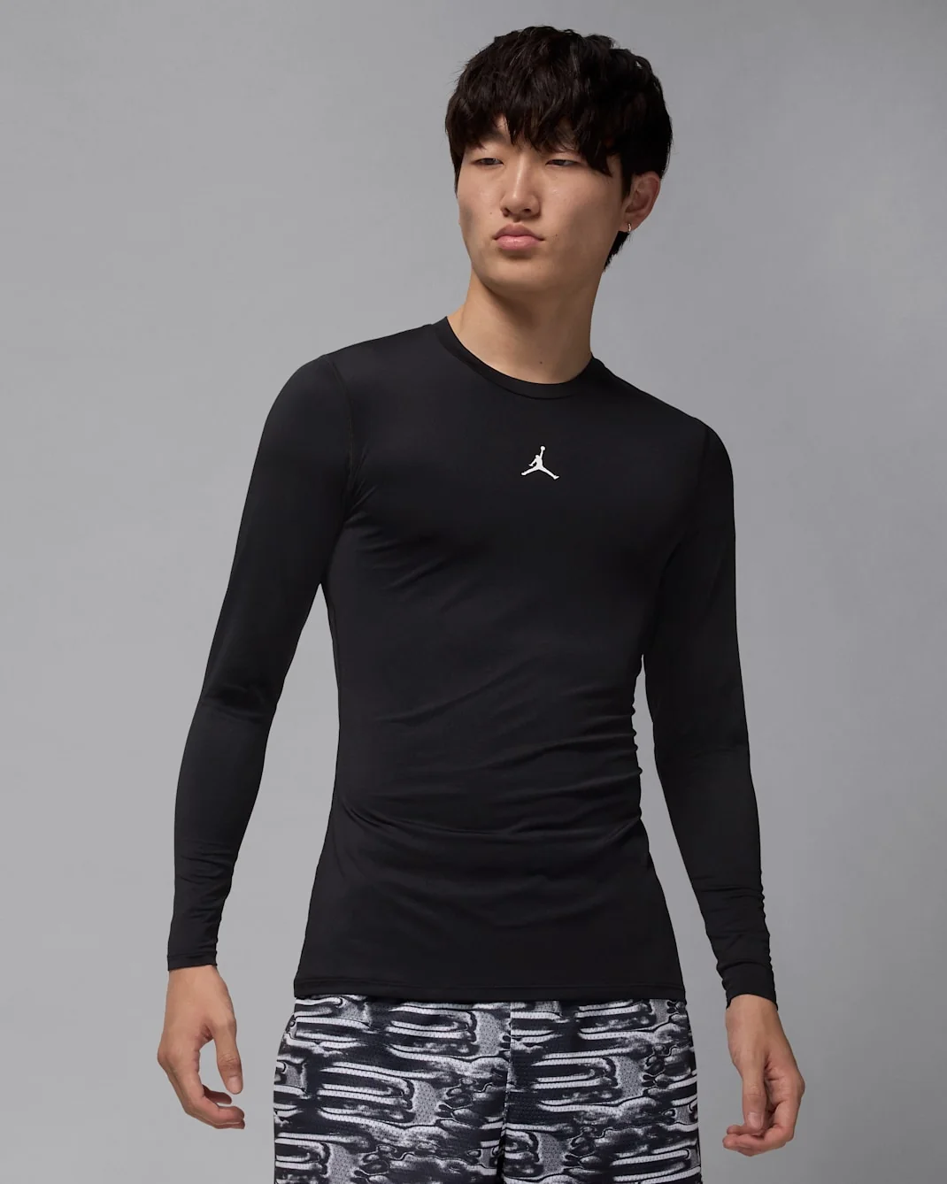 Кофта чоловіча Jordan M Df Sprt Ls Baselayer Black (HQ8683-010)