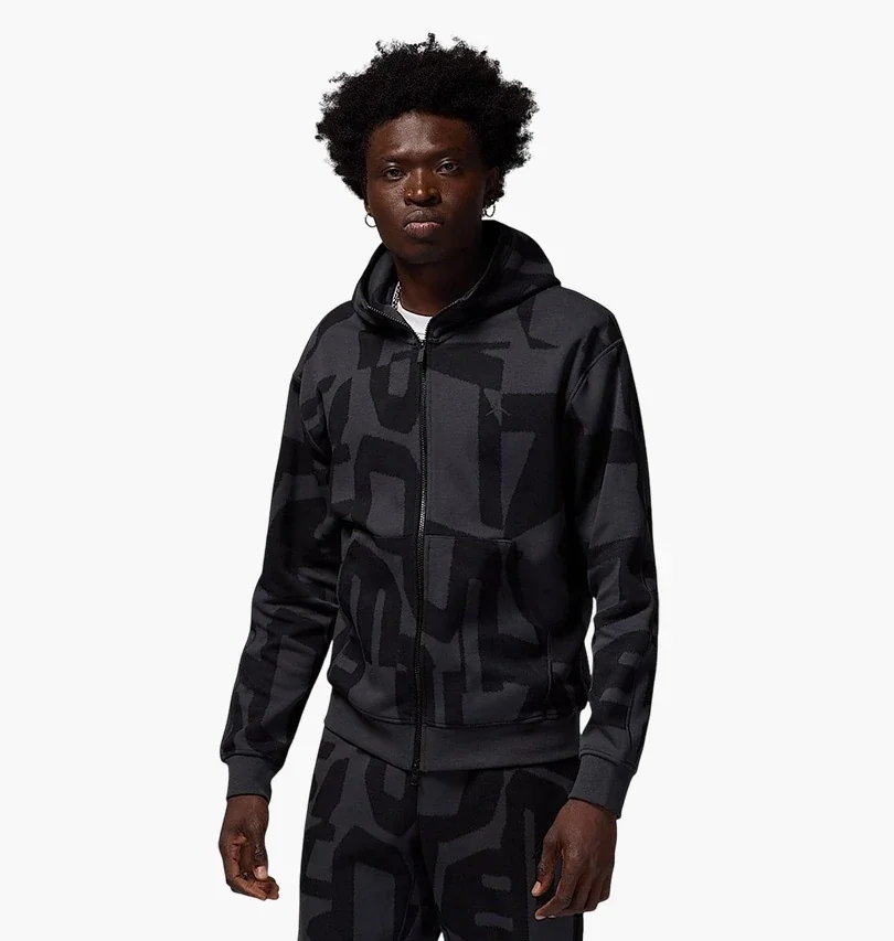 Кофта чоловіча Jordan Sport Hoop Fleece Grey/Black (FV8620-010)