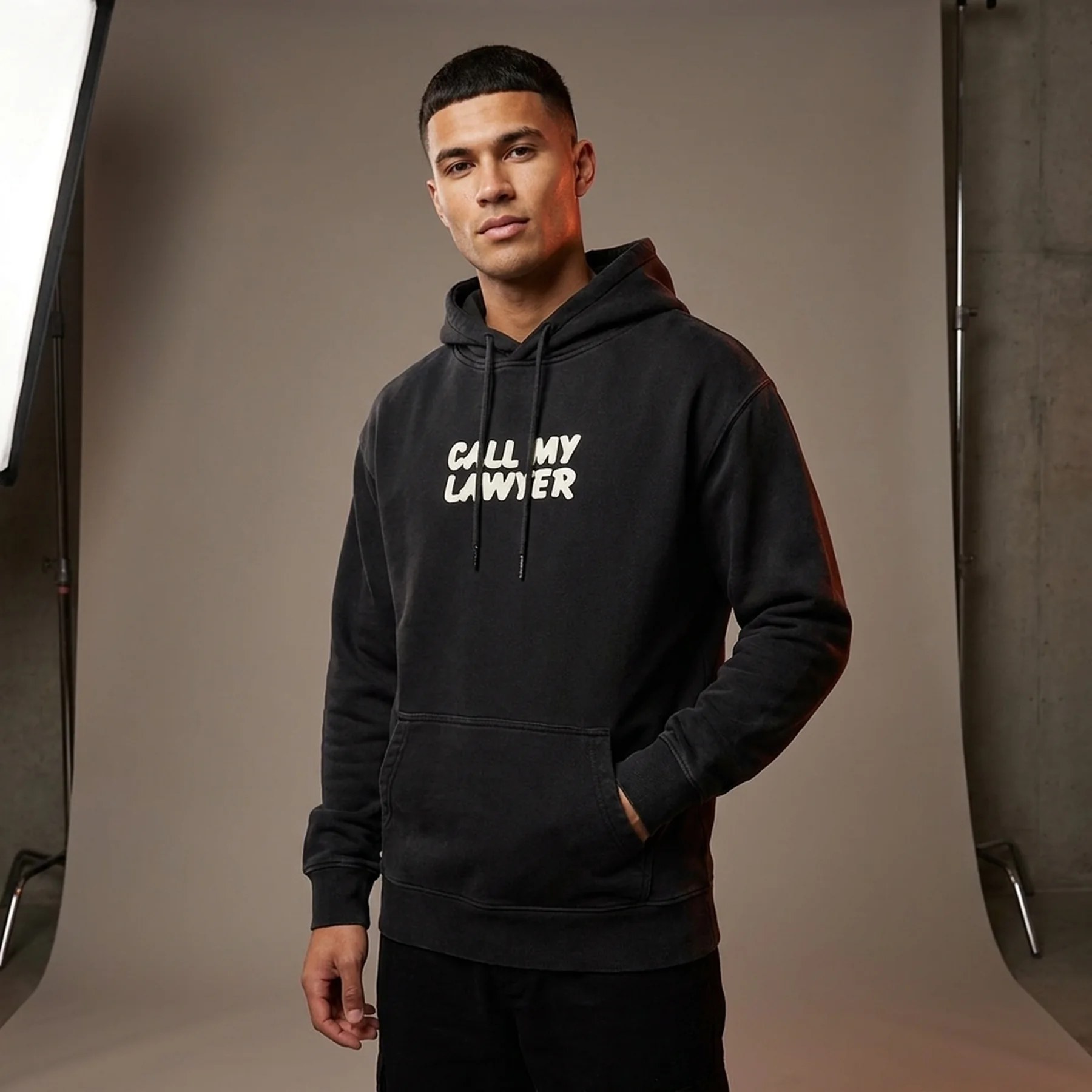 Кофта чоловіча Market Not Guilty Pullover Hoodie Washed Black (397000506-0034)