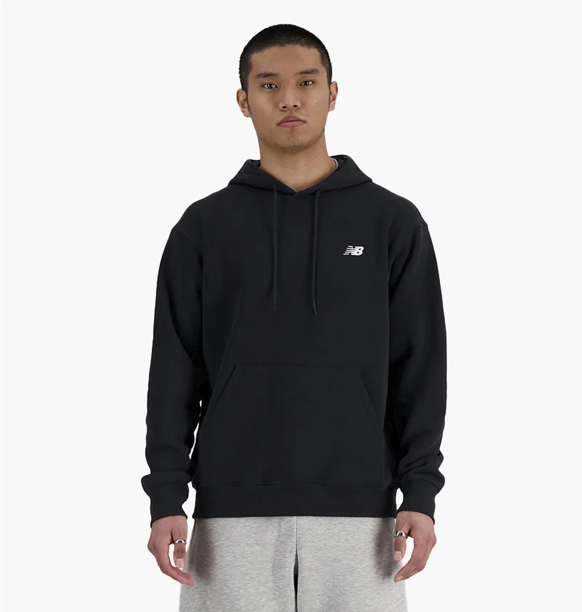 Кофта чоловіча New Balance Essentials Fleece Hoodie (MT41511-BK)