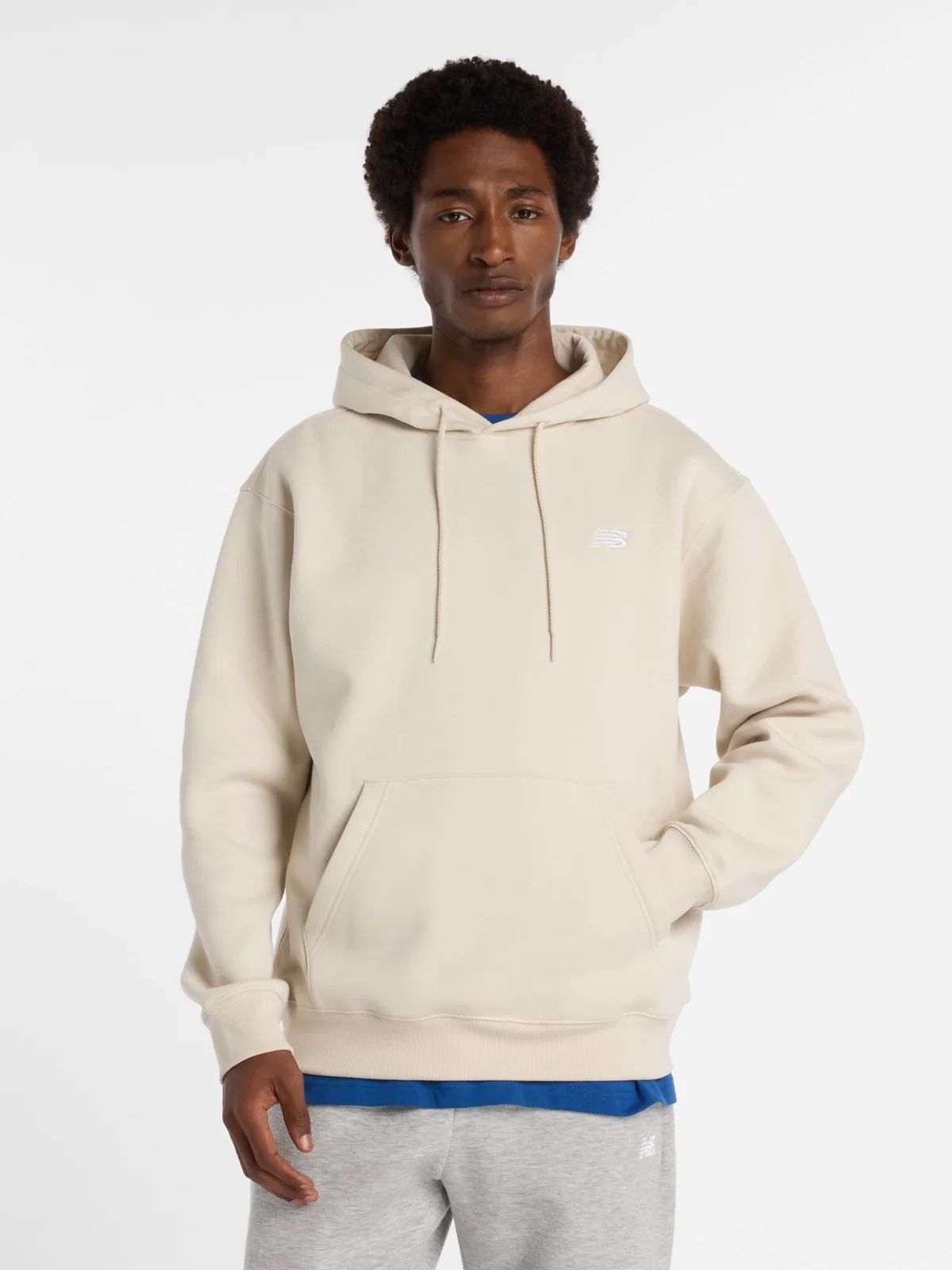 Кофта чоловіча New Balance Sport Essentials Fleece Beige (MT41511TWF)