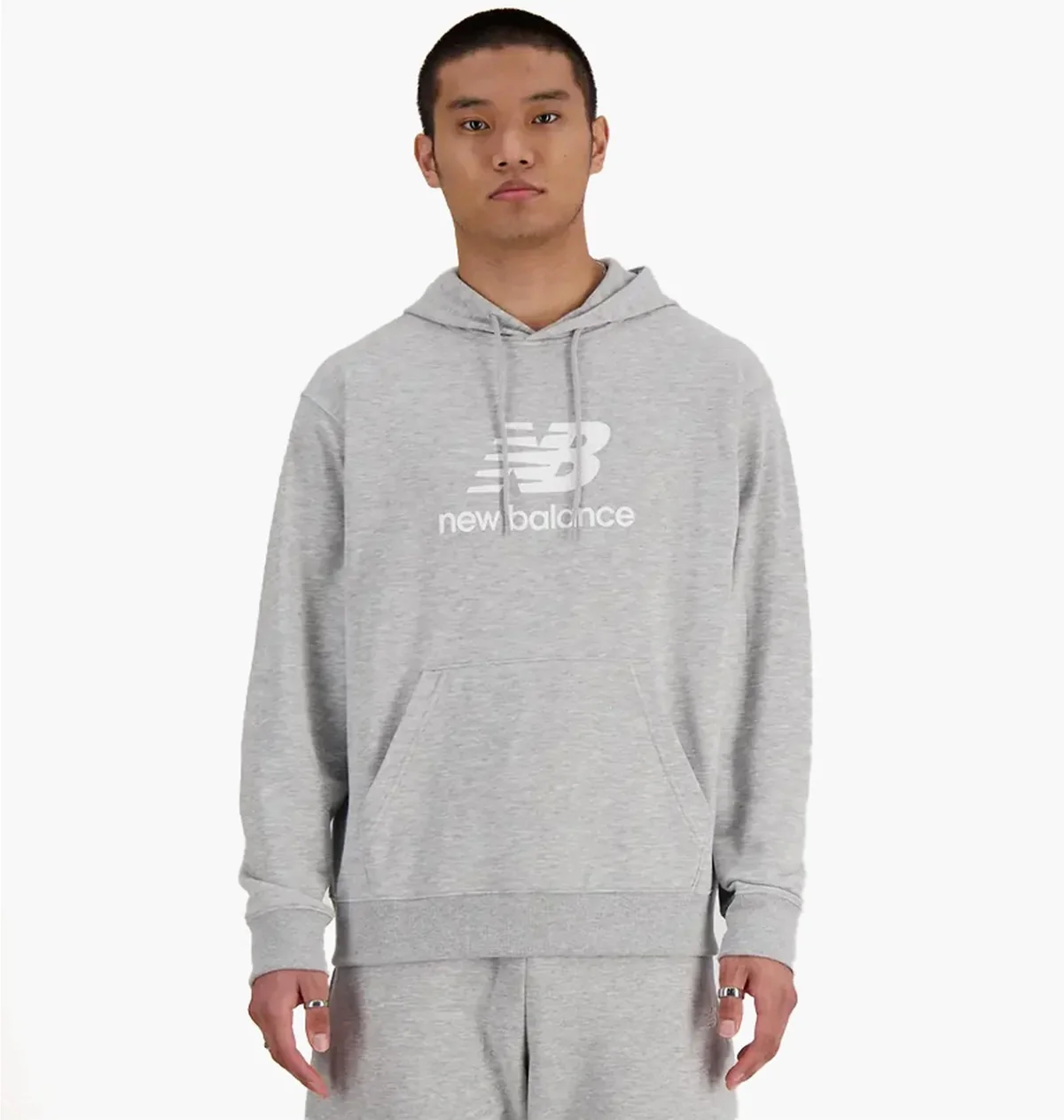 Кофта чоловіча New Balance Stacked Logo (MT41501AG)