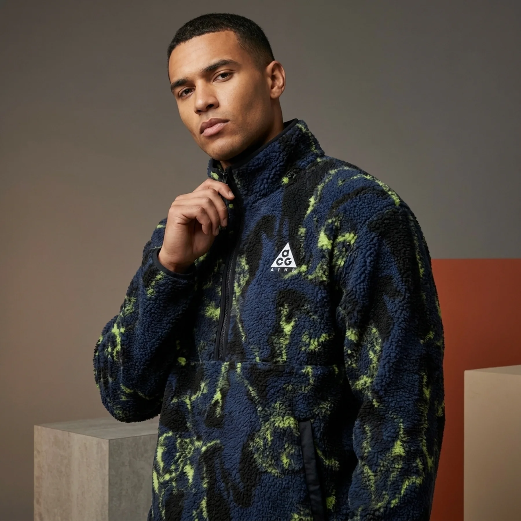 Кофта чоловіча Nike Acg Sherpa (HJ2683-410)