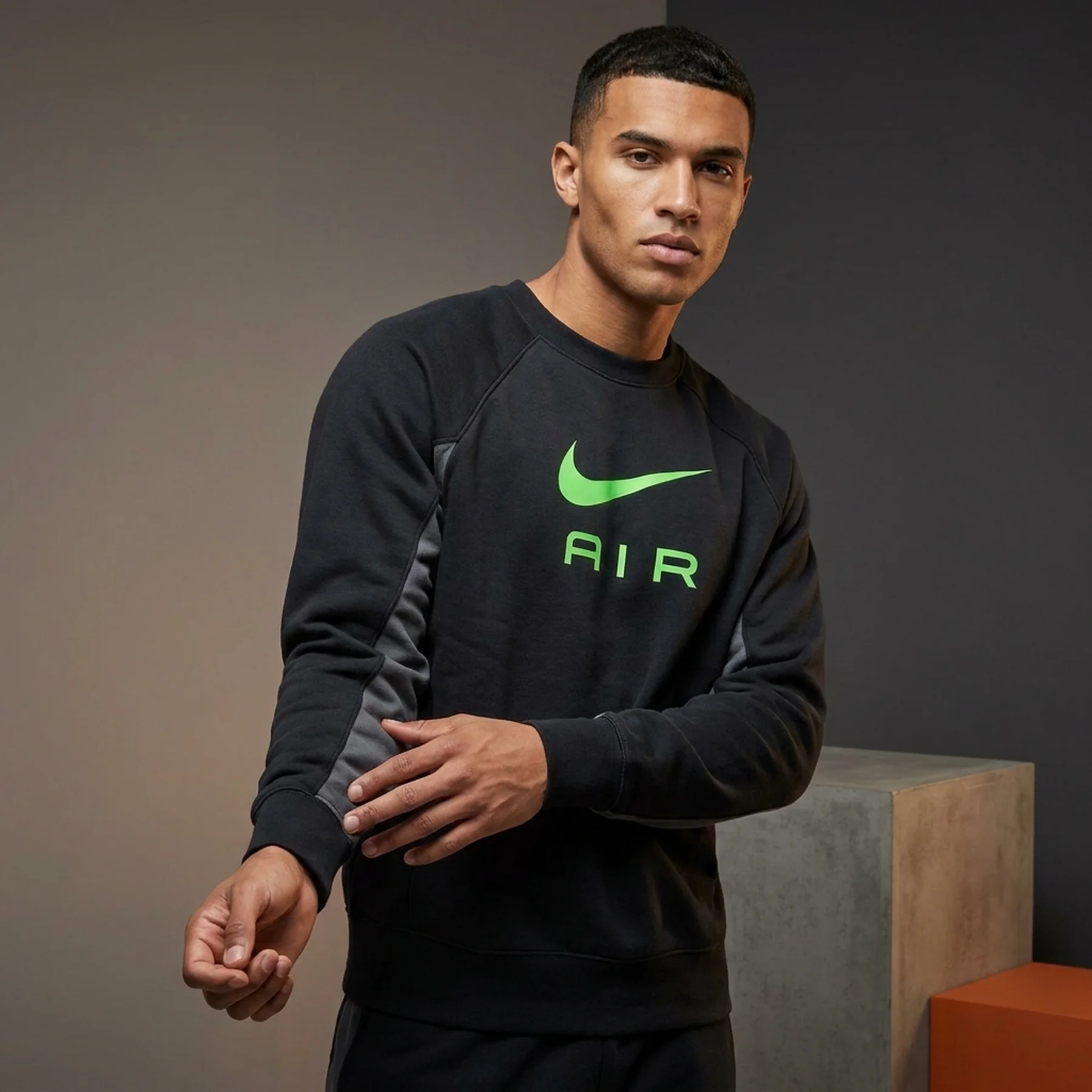Кофта чоловіча Nike Air Ft Crew (DQ4205-011)