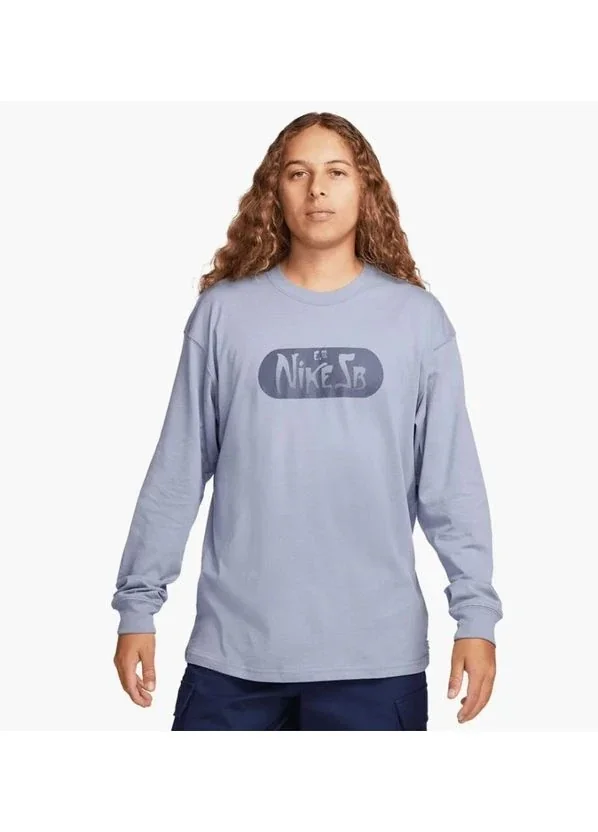 Кофта чоловіча Nike B Tee Ls M90 Brnd Rd (FQ3715-493)
