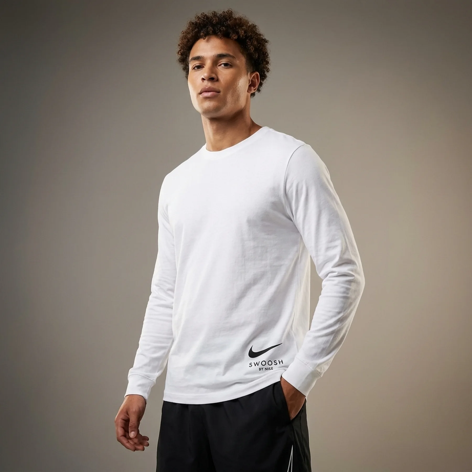 Кофта чоловіча Nike Big Swoosh Long Sleeve (FJ1119-100)