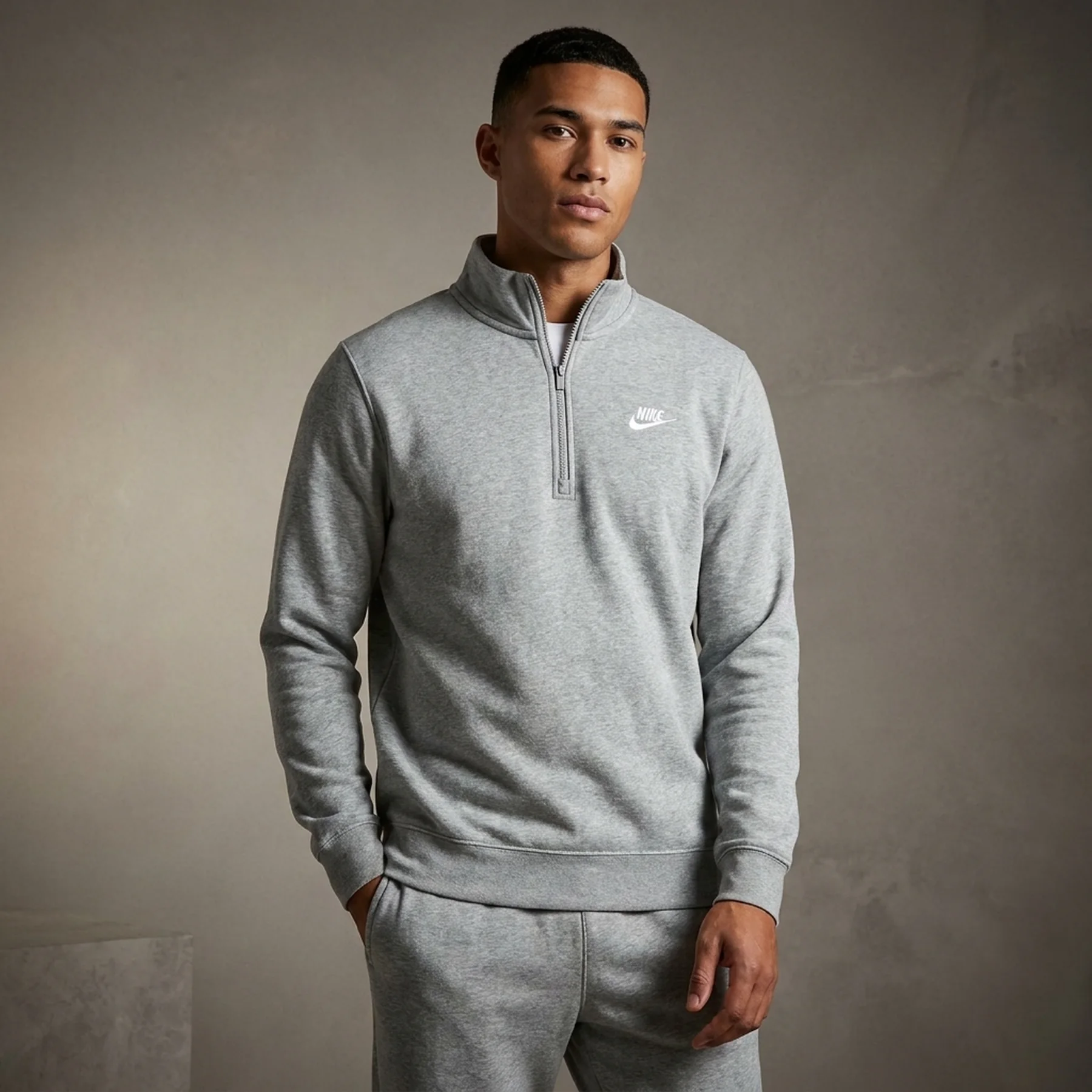 Кофта чоловіча Nike Club 1/2 Zip Fleece (FN3864-063)