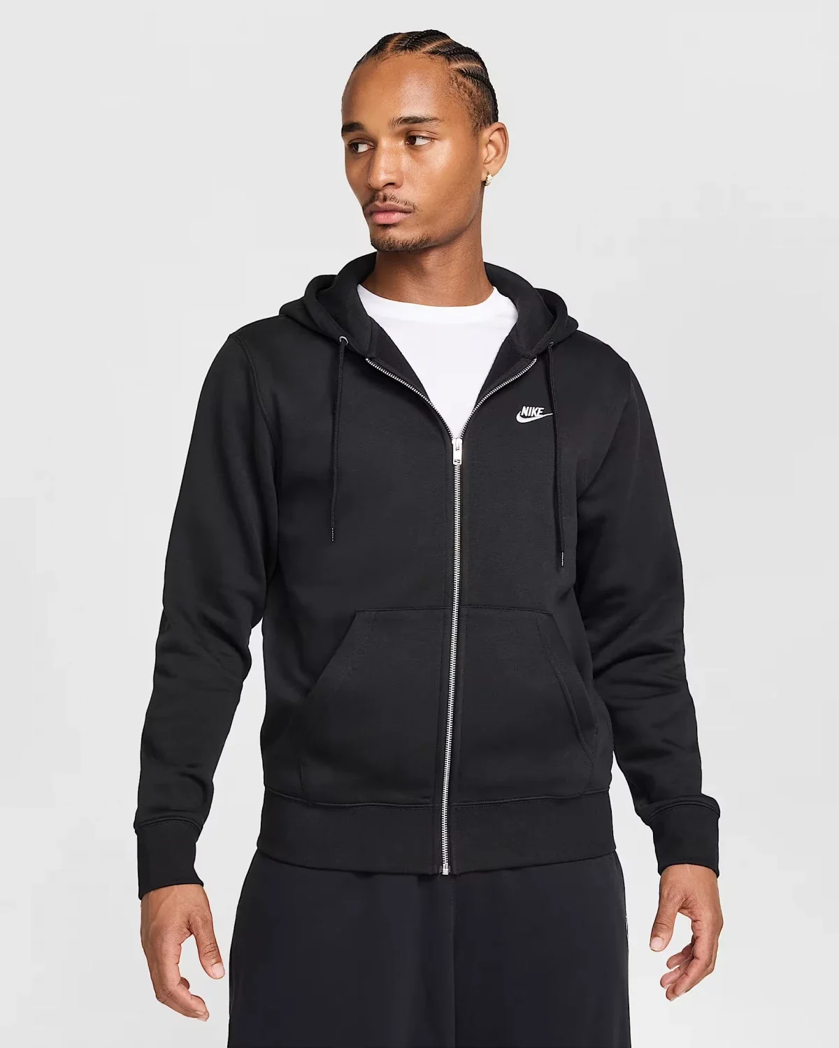 Кофта чоловіча Nike Club Bb Fz Black (FN3861-010)