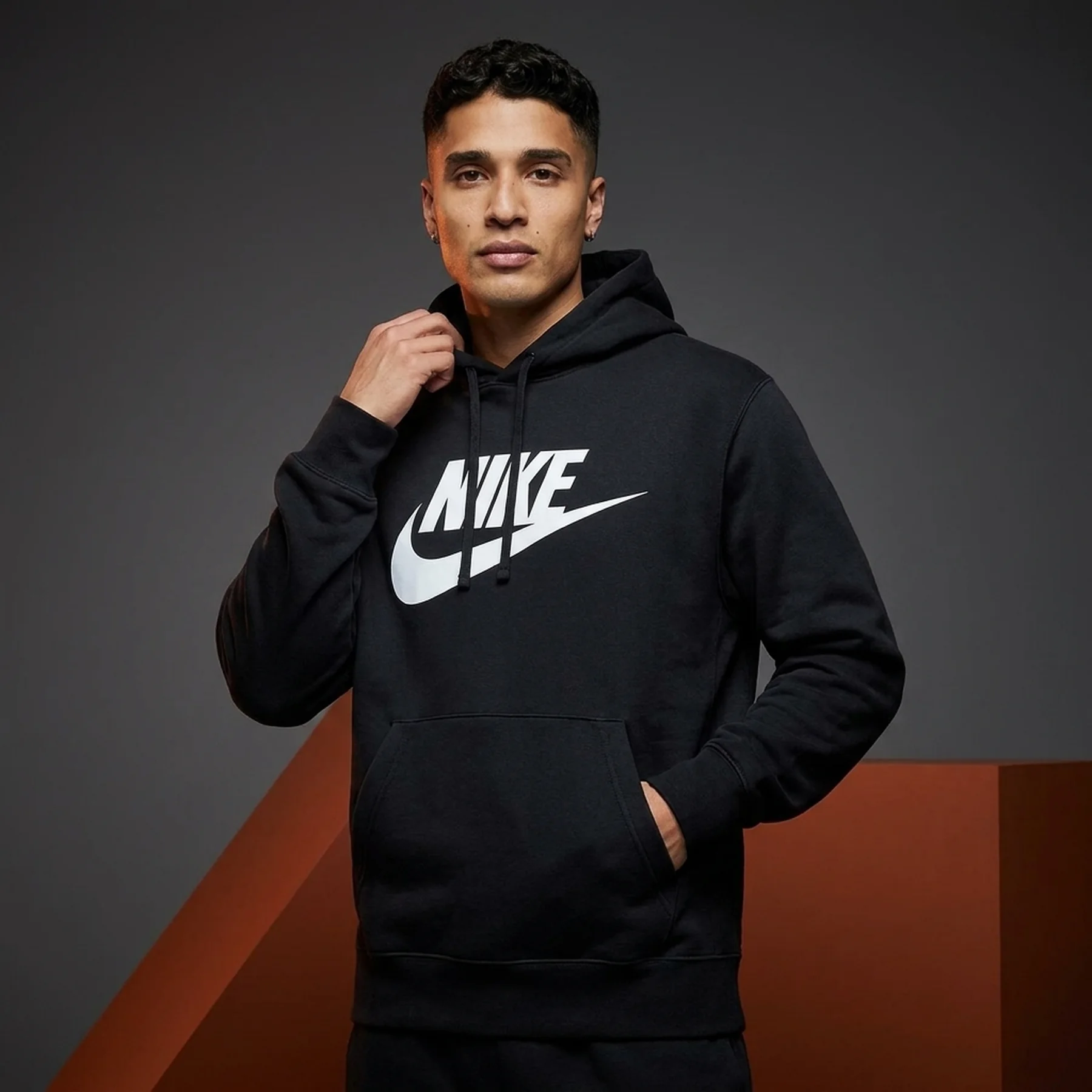 Кофта чоловіча Nike Club Bb Fz Black (FN3868-010)