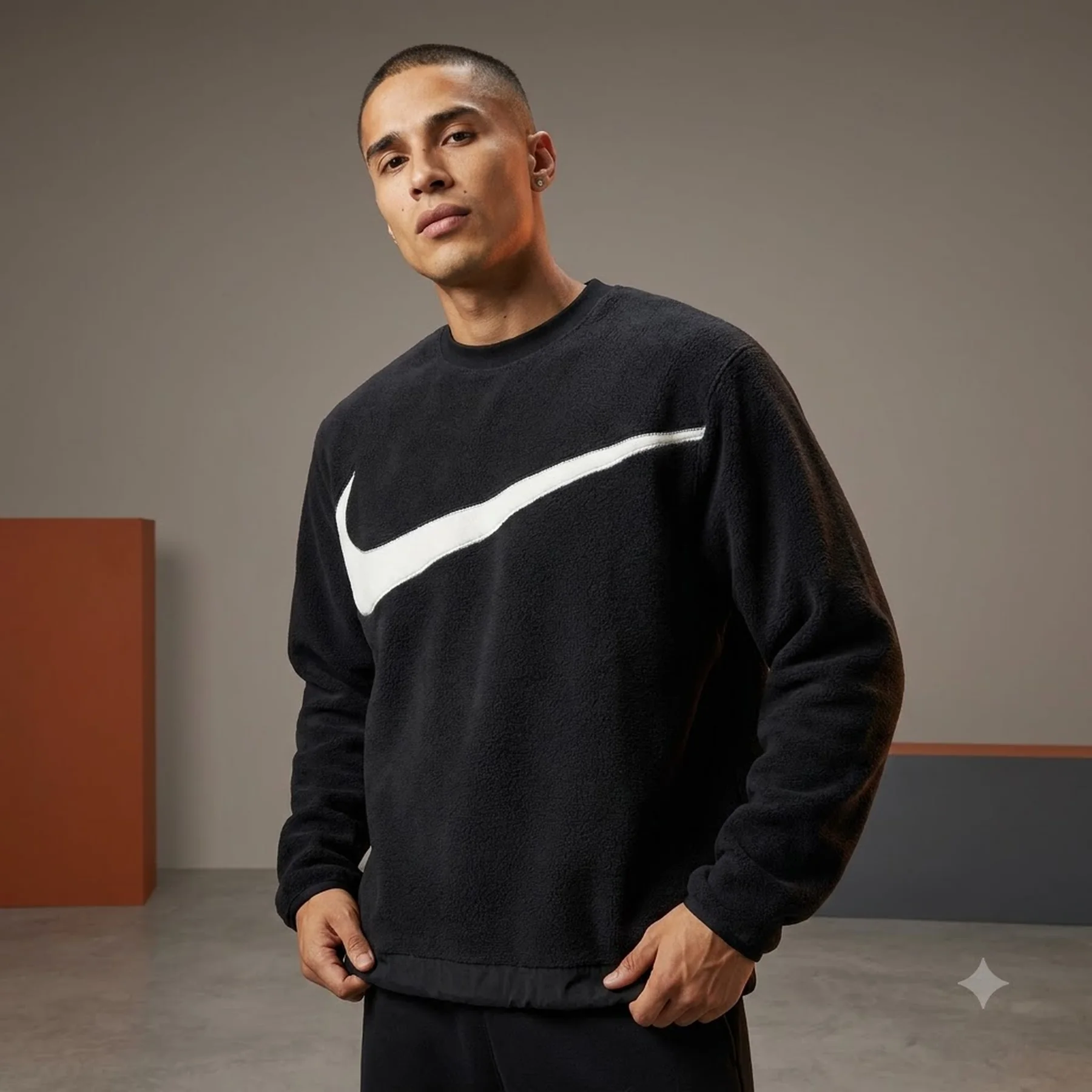 Кофта чоловіча Nike Fleexe Winterized Crew (DQ4894-010)