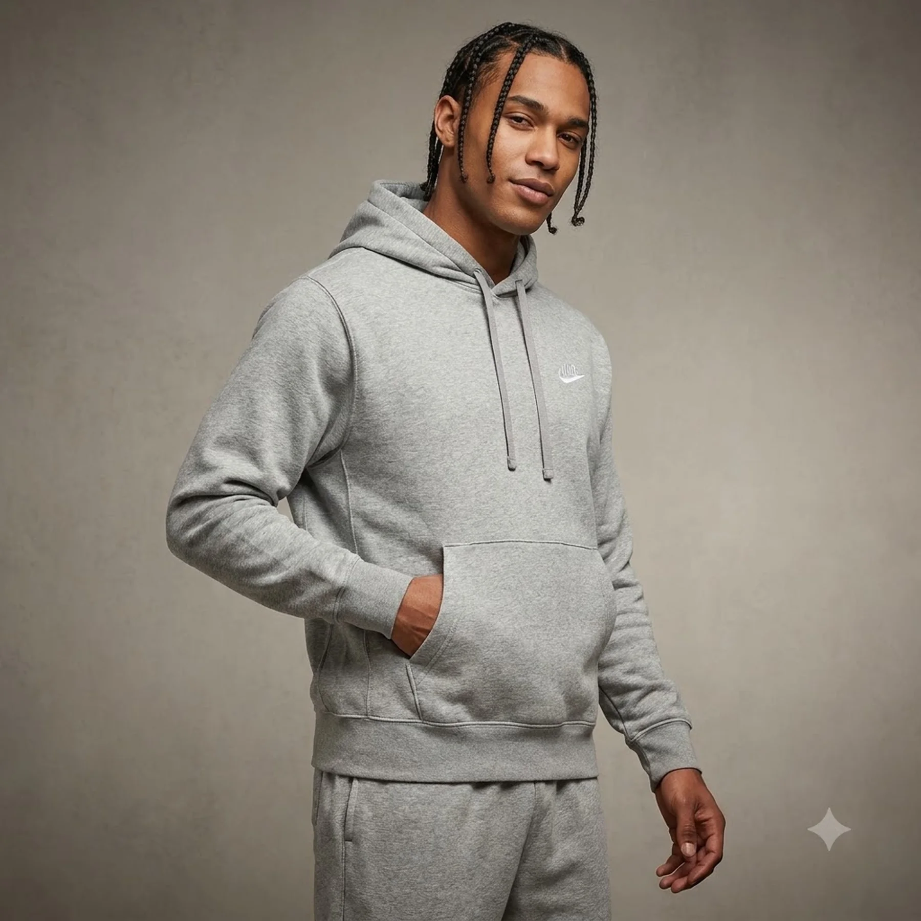 Кофта чоловіча Nike Club Fleece Hoodie French-Terry Grey (HJ1816-063)