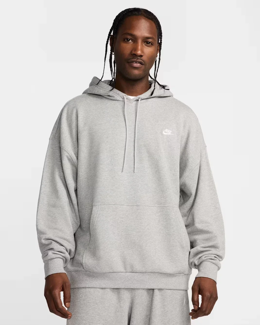 Кофта чоловіча Nike Club Fleece Hoodie French-Terry Grey (HJ1816-063)