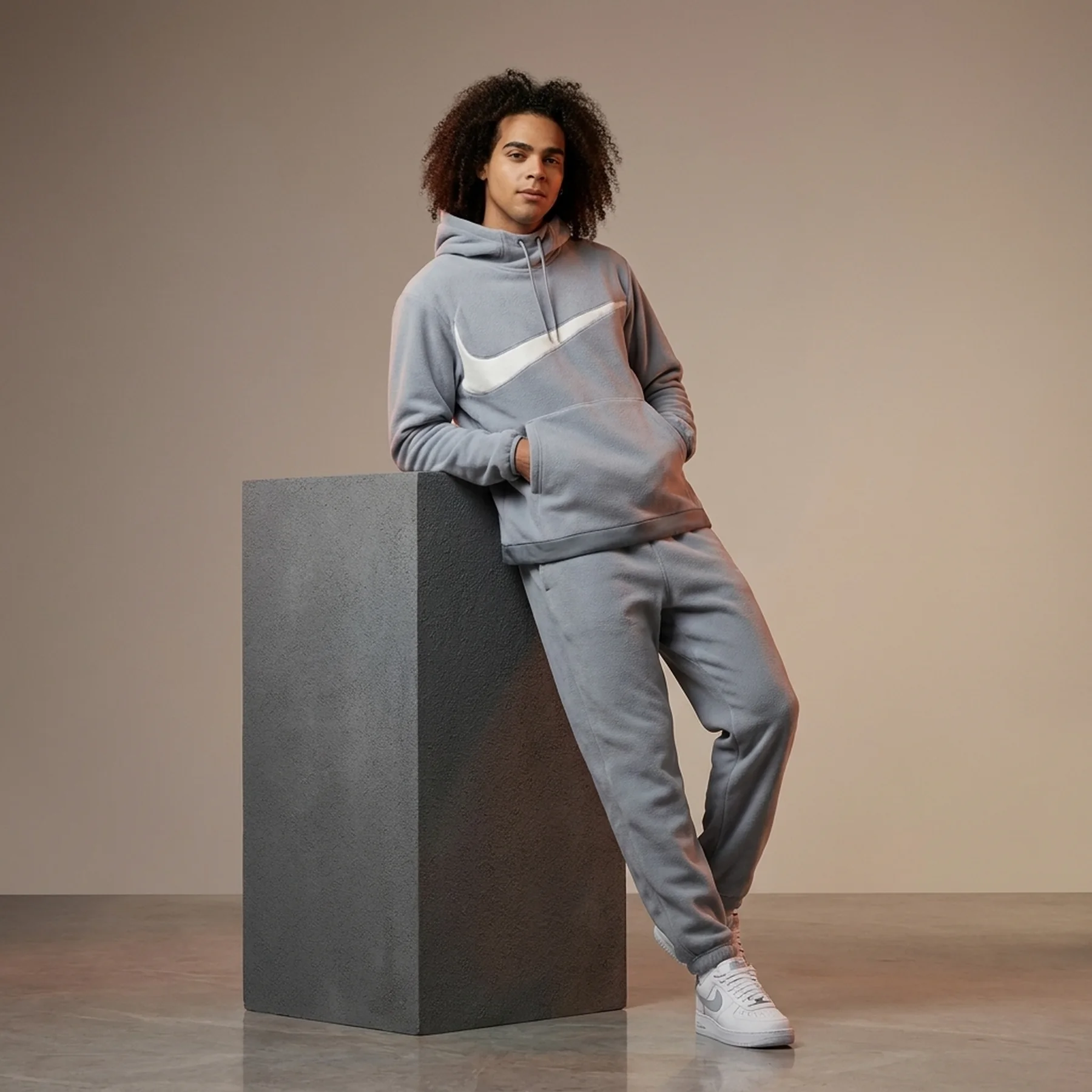 Кофта чоловіча Nike Club Fleece+ Mens Winterized Pullover Hoodie Grey (DQ4896-073)