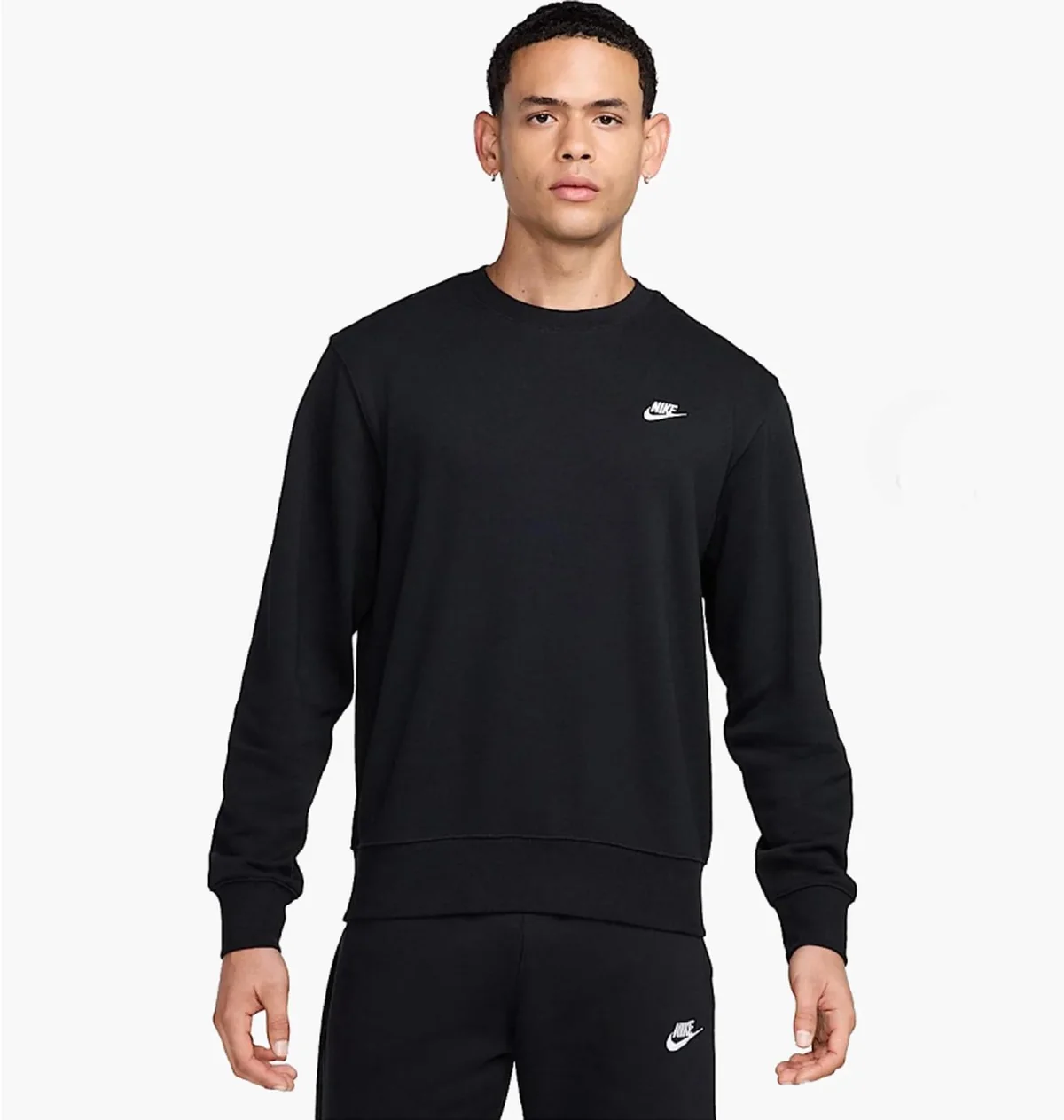 Кофта чоловіча Nike Club Ft Cre Black (FN3888-010)