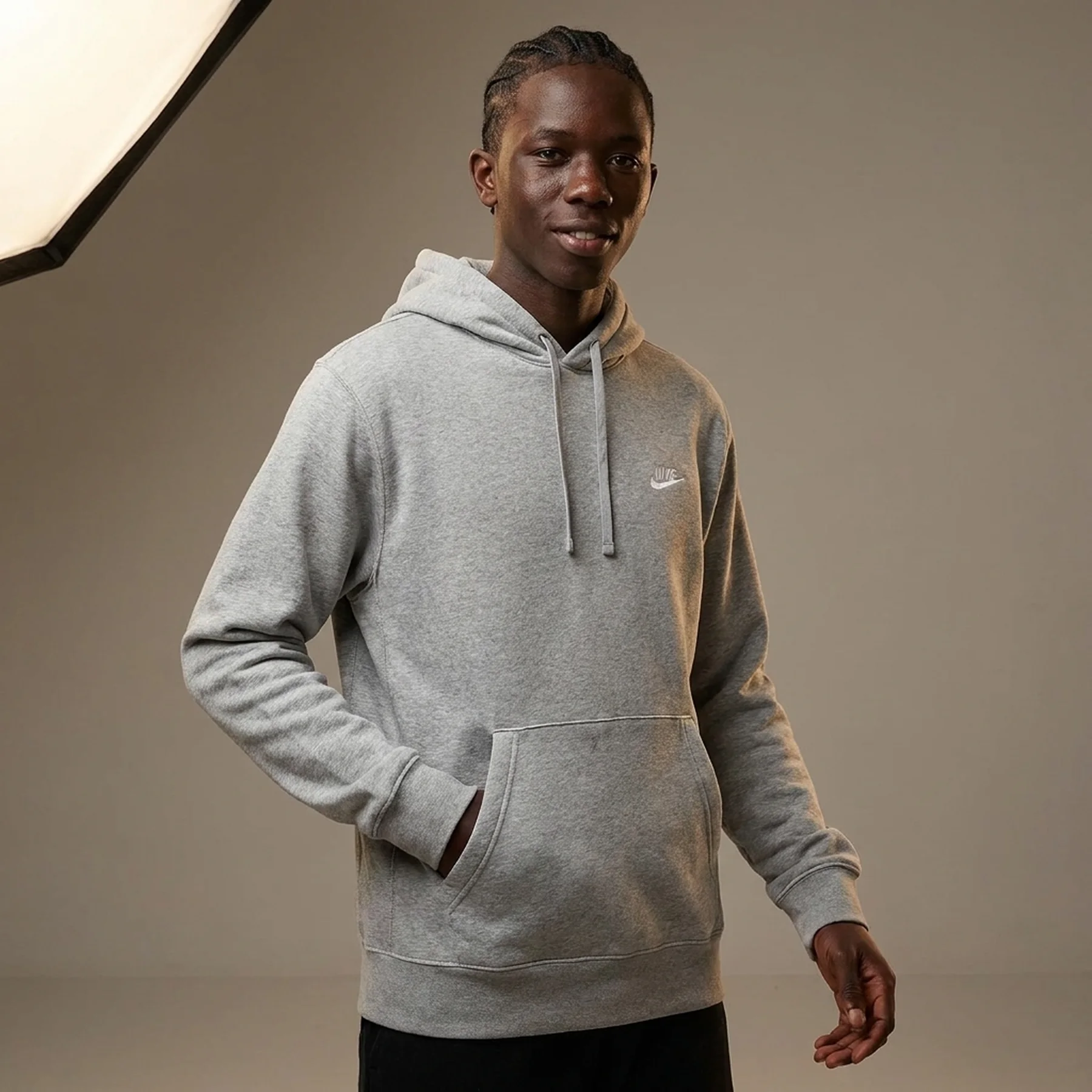 Кофта чоловіча Nike Club Grey (FN3859-063)