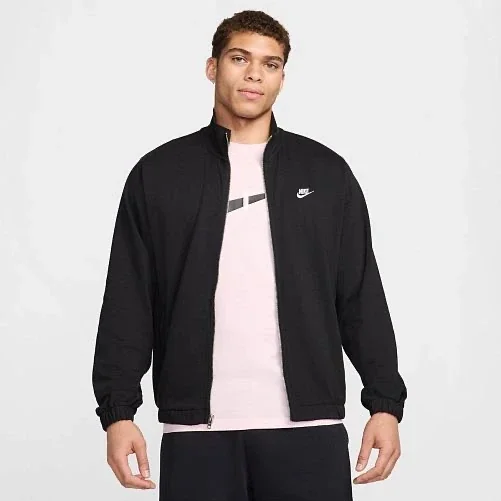 Кофта чоловіча Nike Club Knit Jacket Black (FQ3426-010)