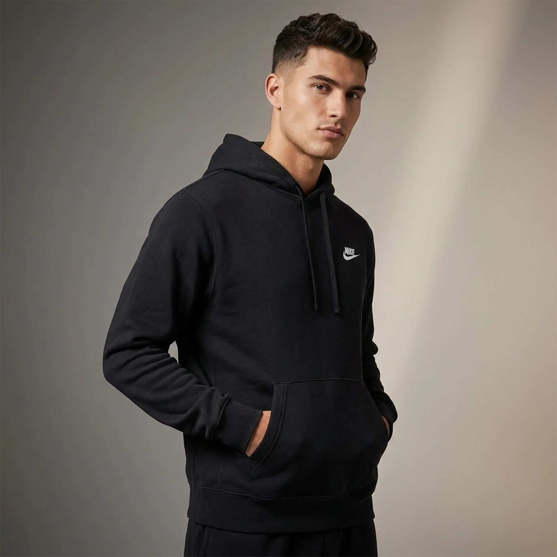 Кофта чоловіча Nike Club Pullover Fleece Hoodie (FN3859-010)