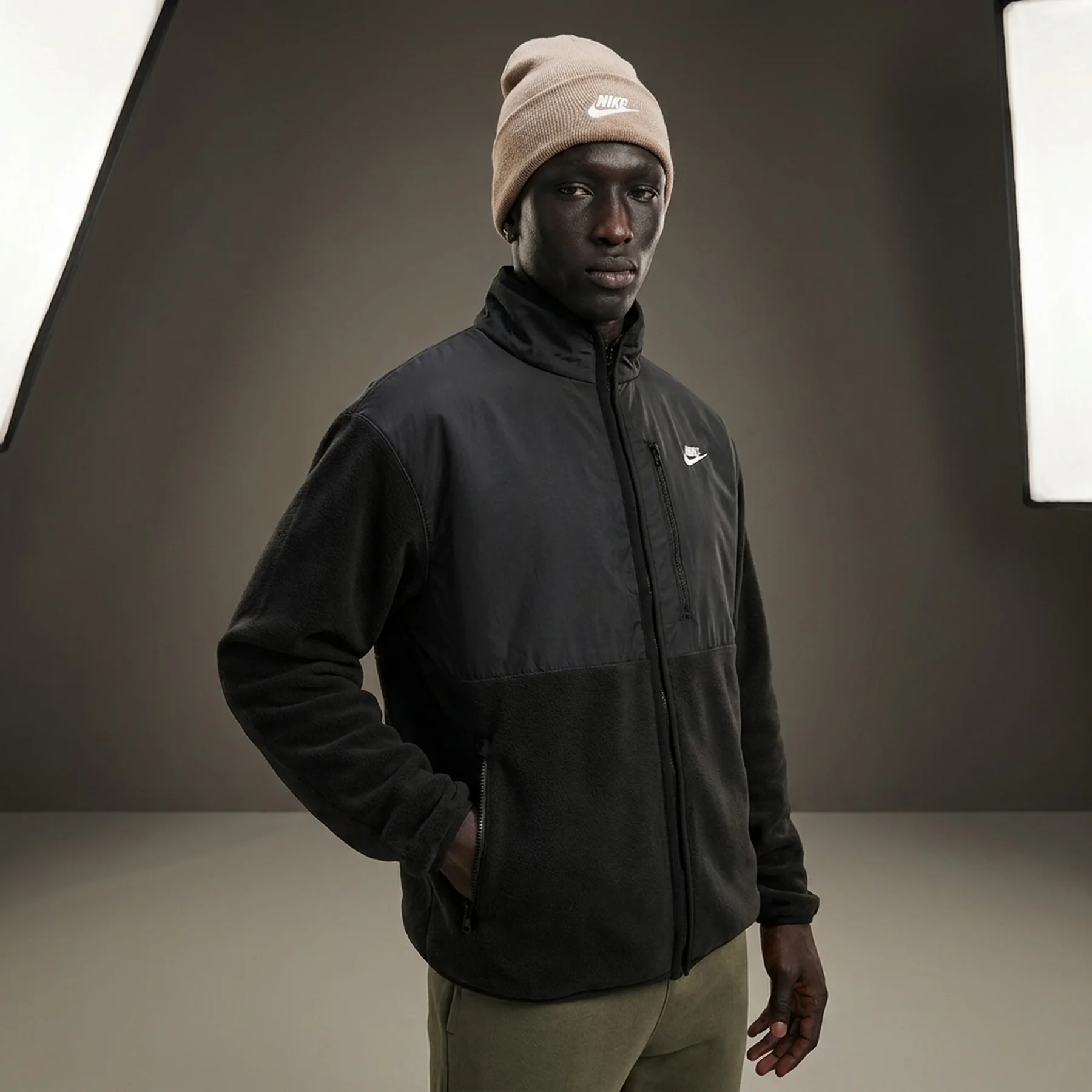 Кофта чоловіча Nike Club Winterizd Fz Jkt Black (IM9452-010)