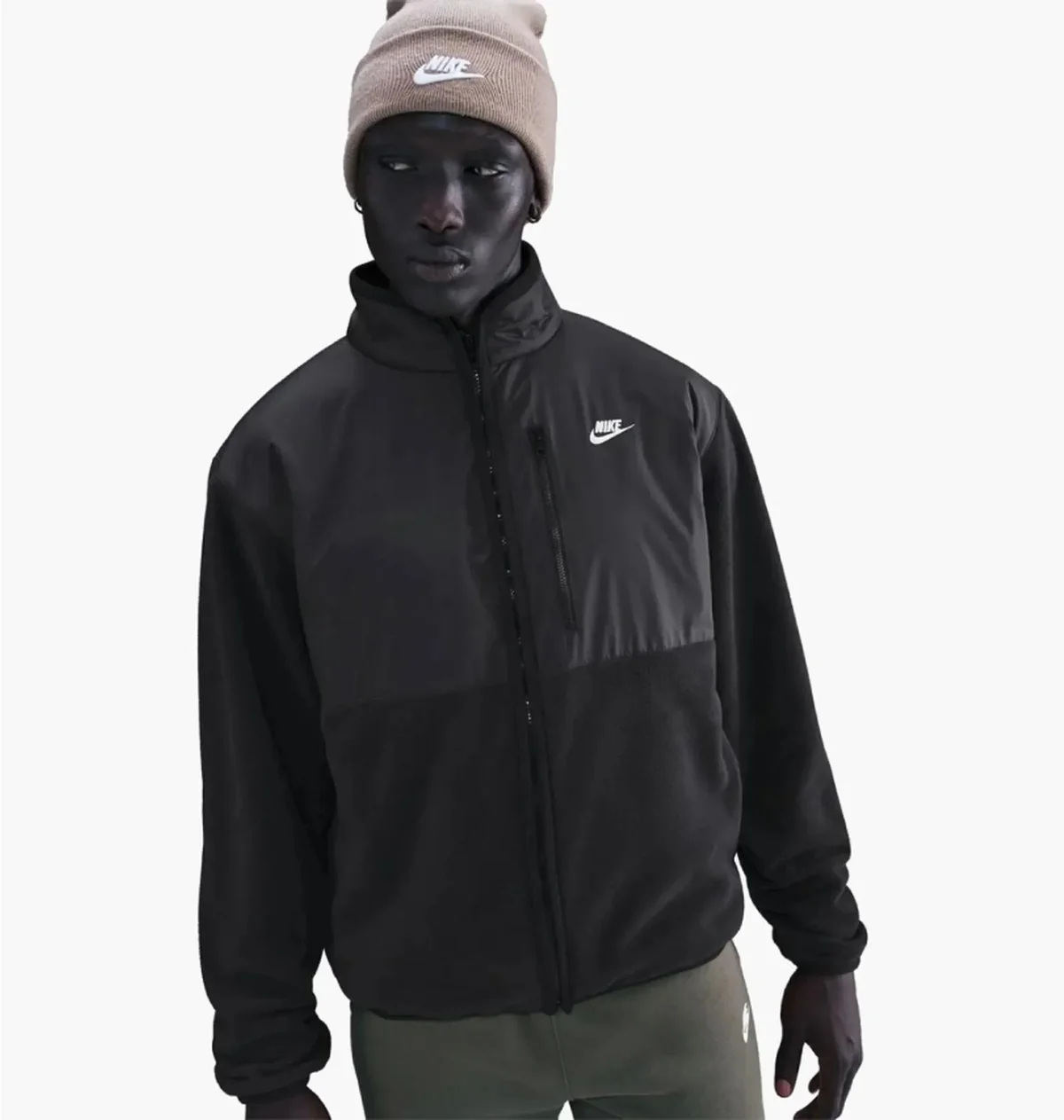Кофта чоловіча Nike Club Winterizd Fz Jkt Black (IM9452-010)