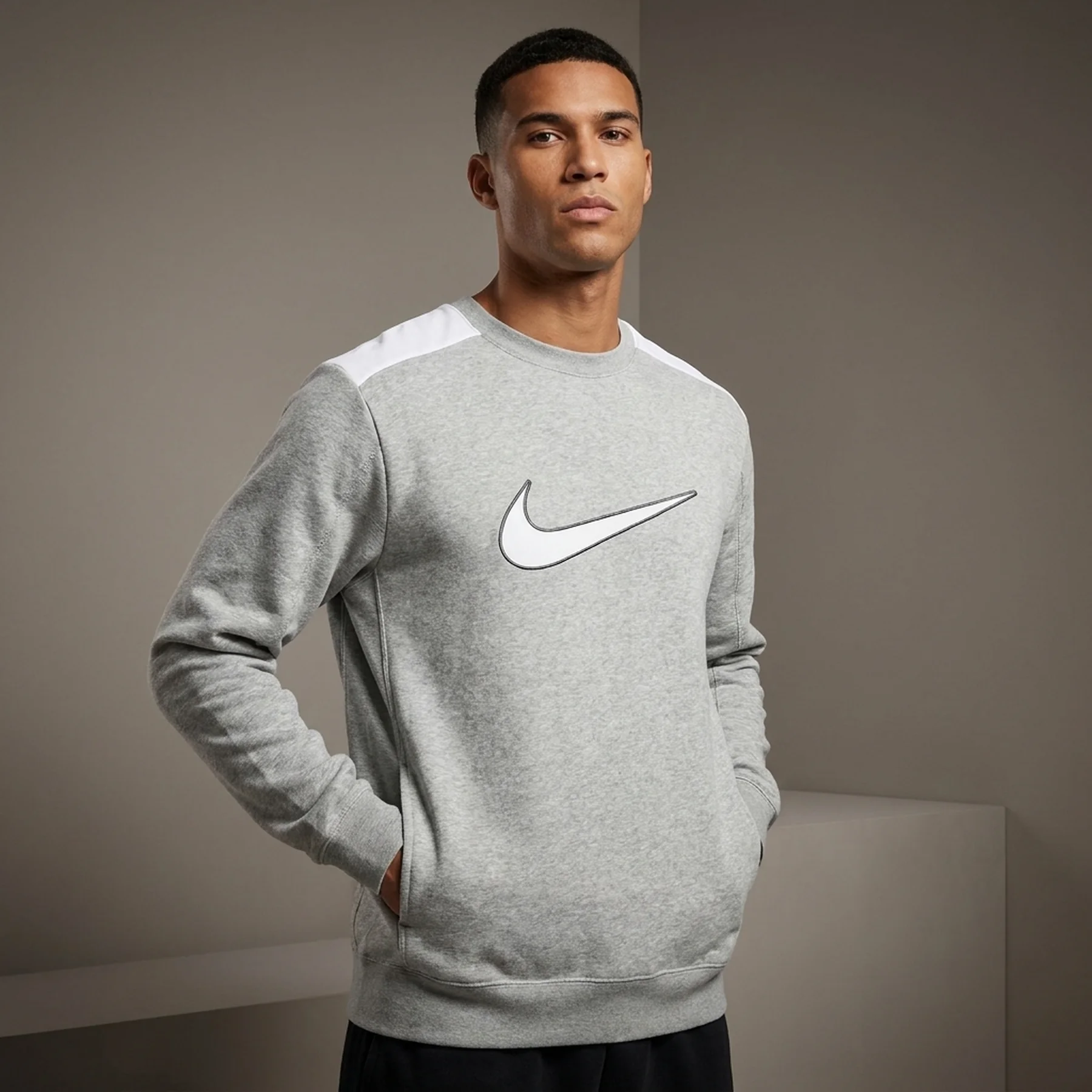 Кофта чоловіча Nike Crew Bb (FN0245-063)