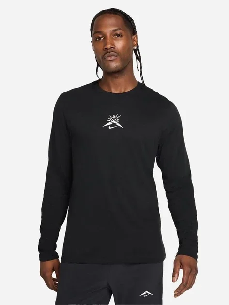 Кофта чоловіча Nike Df Ls Trail Ssnl Black (HJ3601-010)