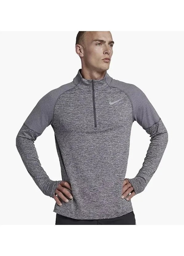 Кофта чоловіча Nike Dri-Fit Element Zip Running Grey (CD8273-021)