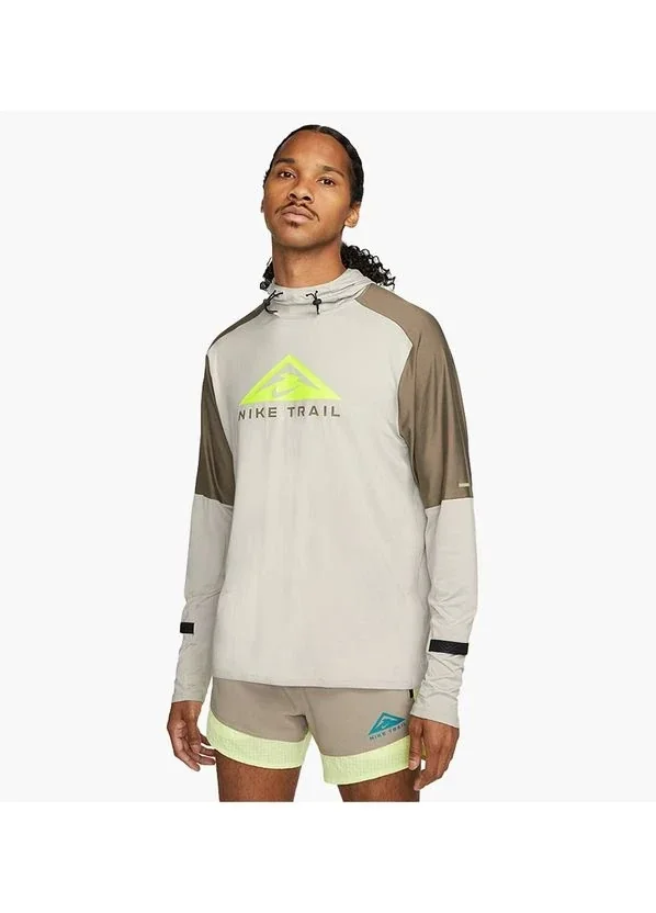 Кофта чоловіча Nike Dri-Fit Trail Running Hoodie Beige (DM4743-012)