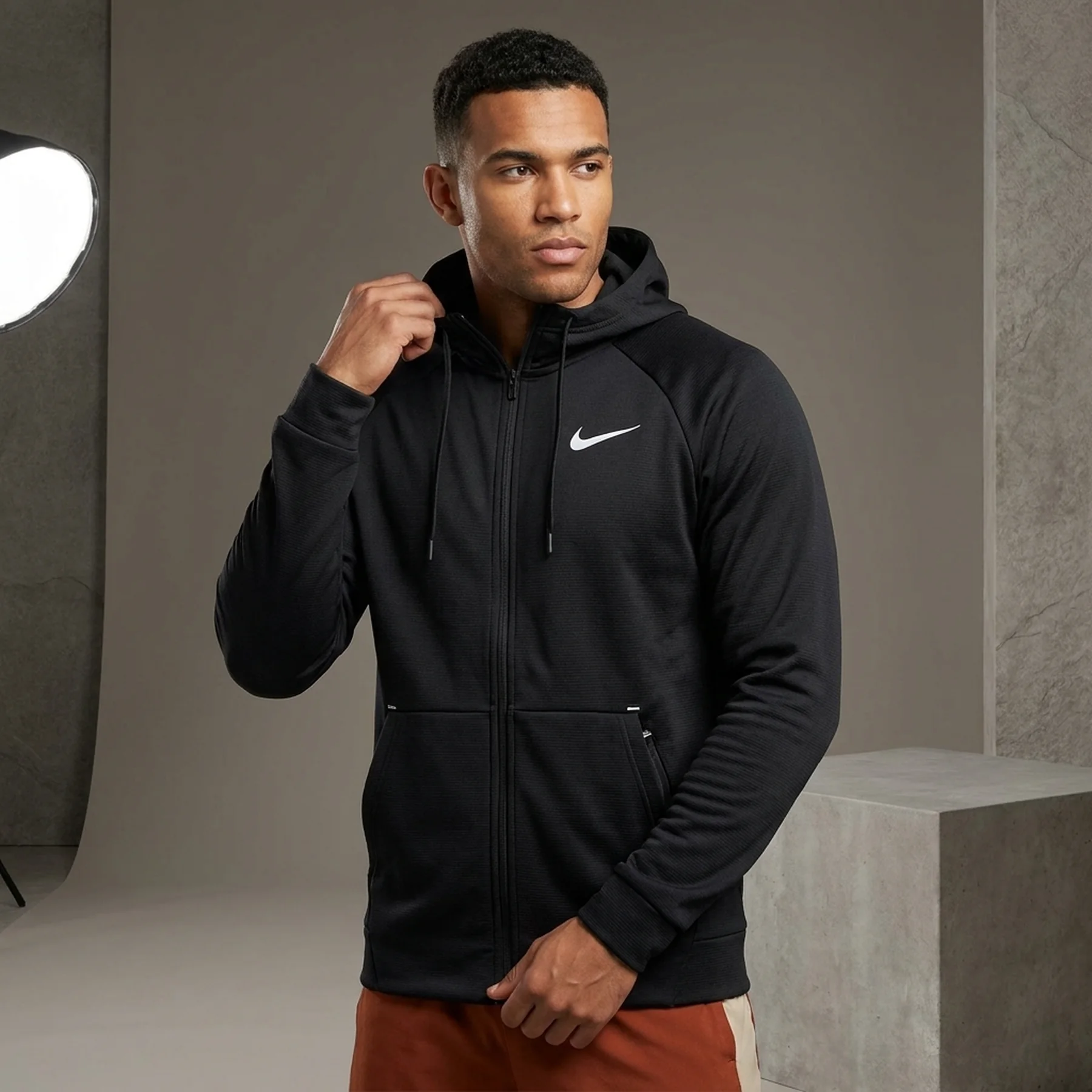 Кофта чоловіча Nike Dry Full Zip Men`S Training Hoodie (DB4206-010)
