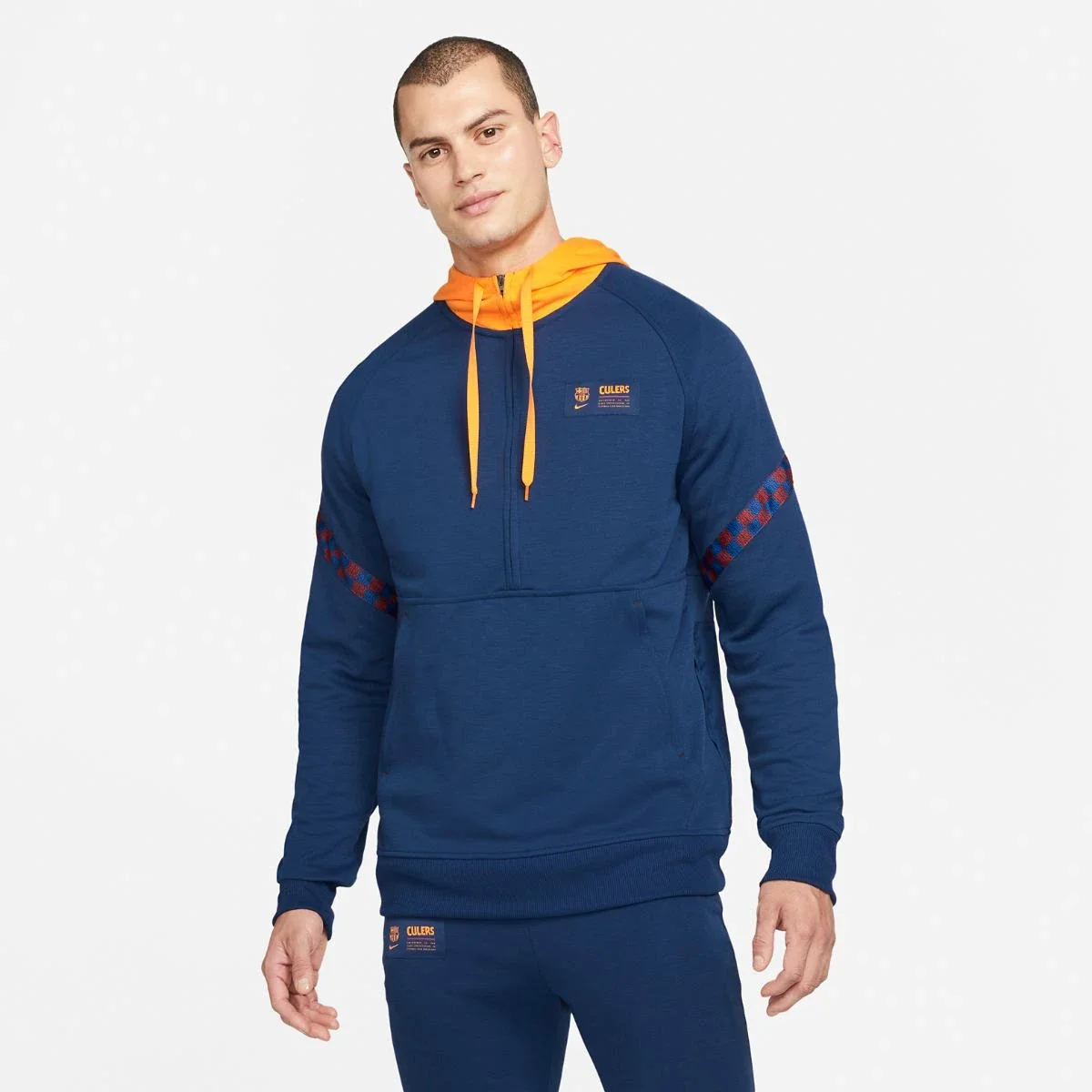 Кофта чоловіча Nike Fc Barcelona Travel Blue (DB7834-492)