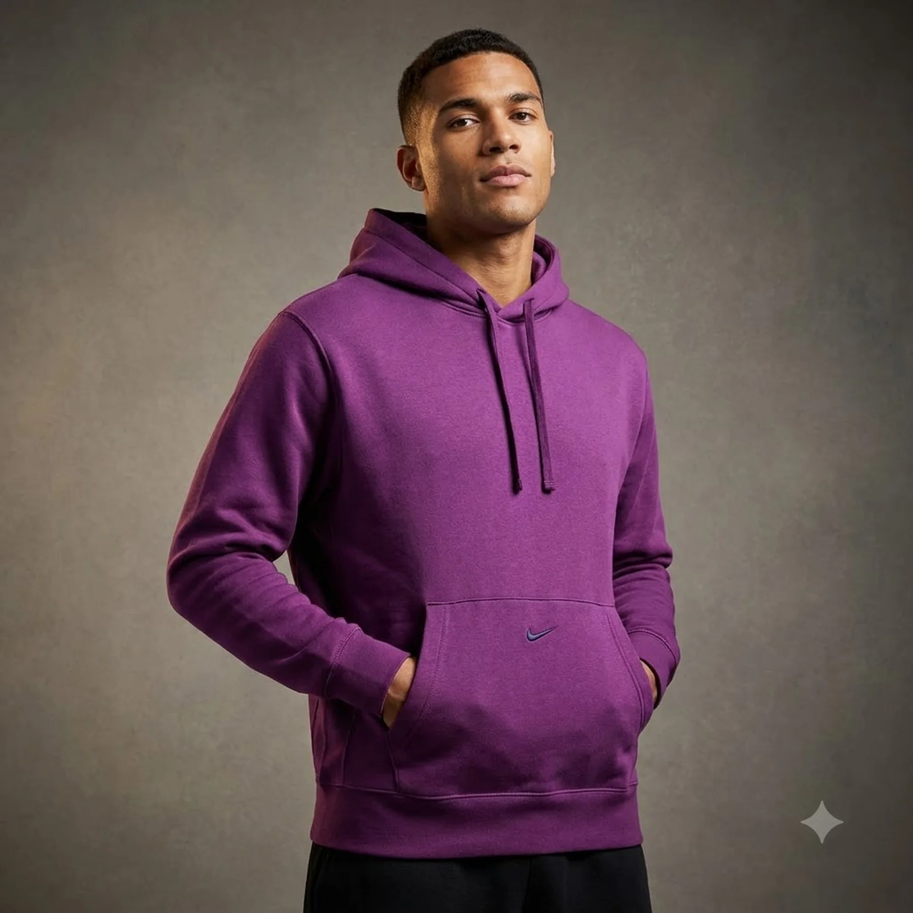 Кофта чоловіча Nike Fcb Nsw Club B Violet (HM2859-595)