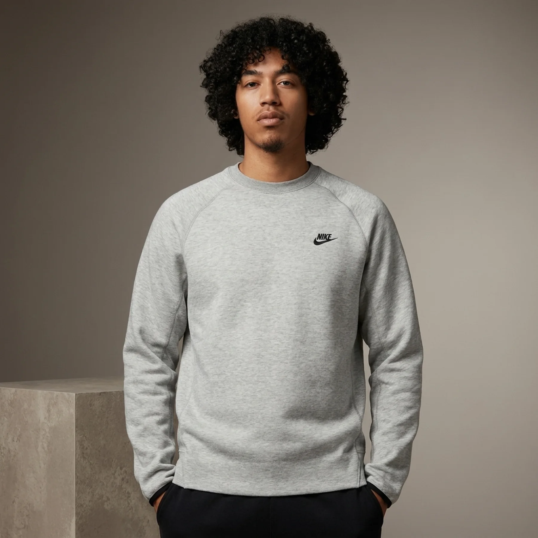 Кофта чоловіча Nike Fleece Crew Sweatshirt (FB7916-063)