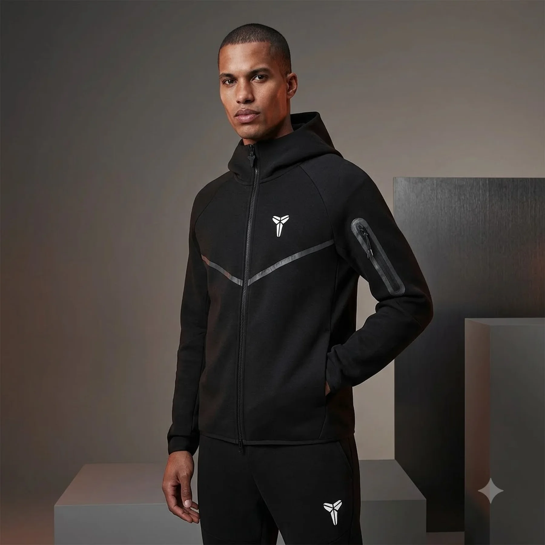 Кофта чоловіча Nike Kobe Sportswear Tech Fleece Black (IB2713-010)