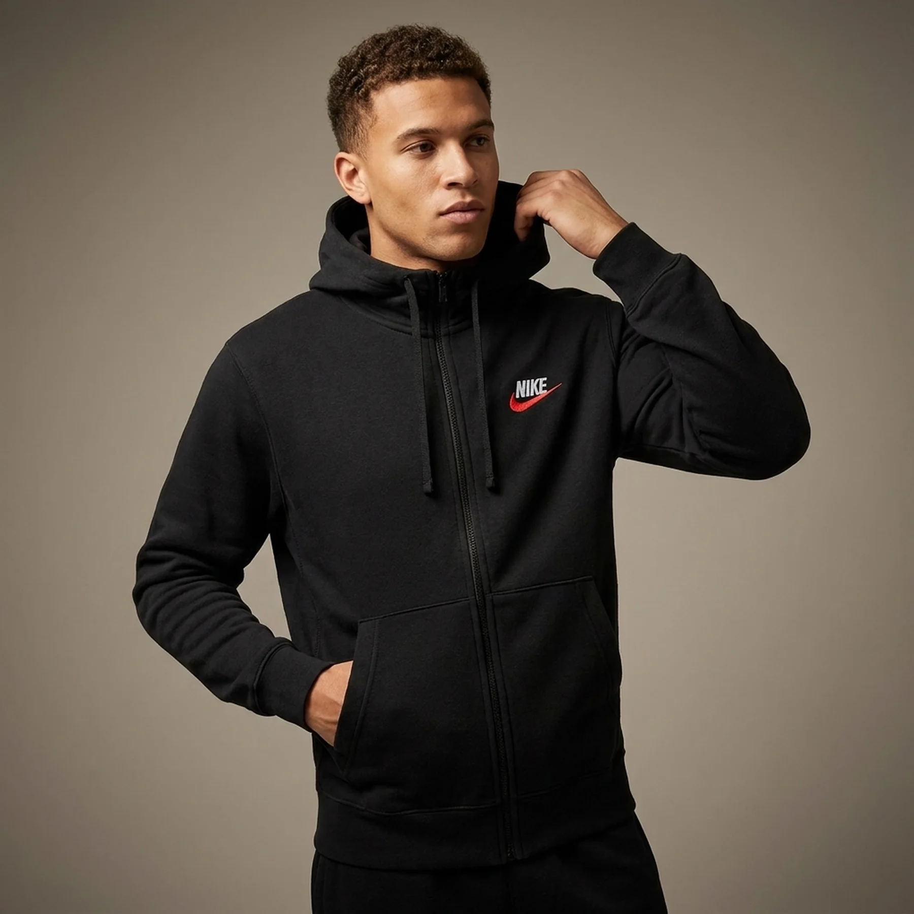 Кофта чоловіча Nike Sportswear Club Hoodie (DQ8384-011)
