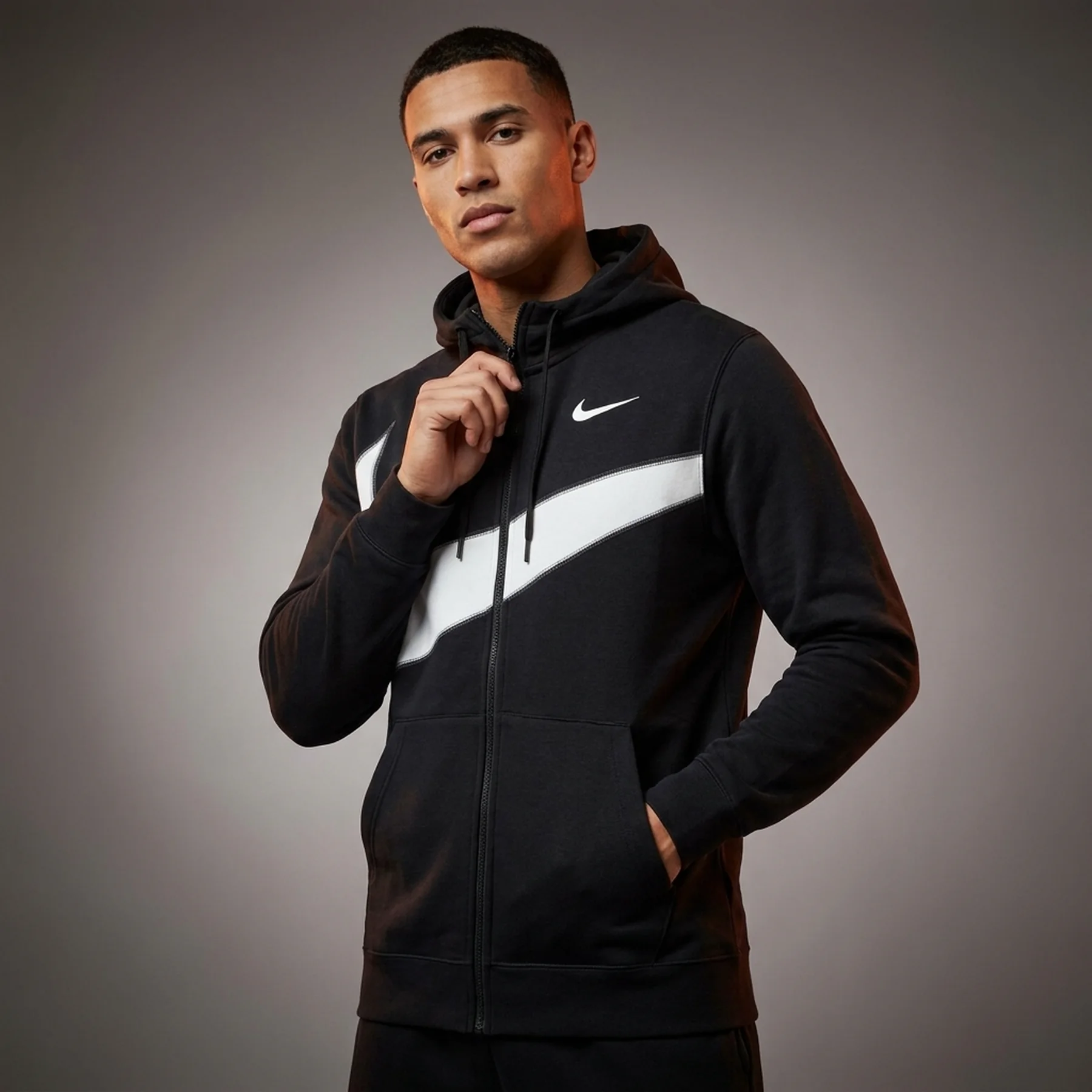 Кофта чоловіча Nike M Nk Df Flc Hd Fz (FB8575-010)