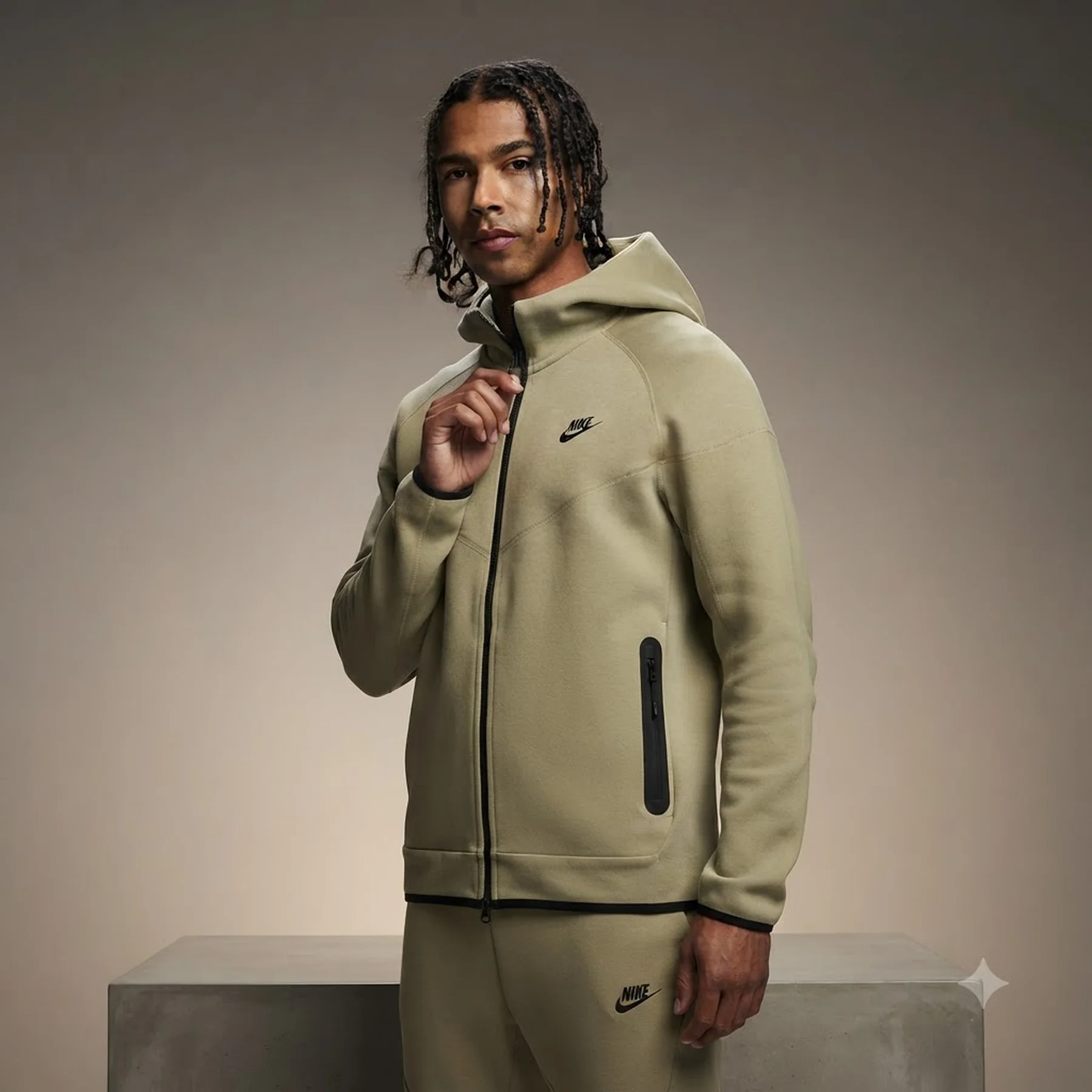 Кофта чоловіча Nike M Nk Tch Flc Fz Wr Hoodie (FB7921-277)