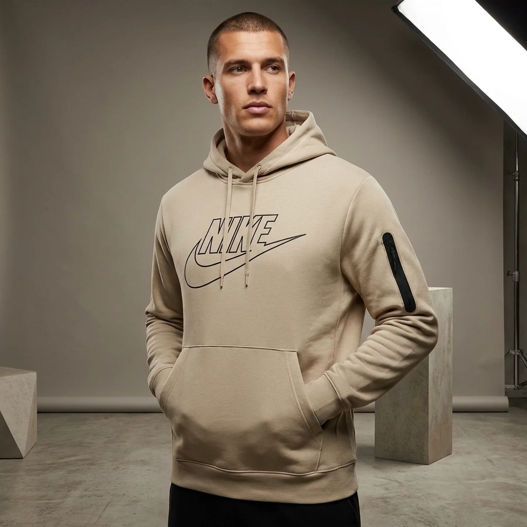 Кофта чоловіча Nike M Nk Tch Flc Gx Po Hoodie (DX0577-247)