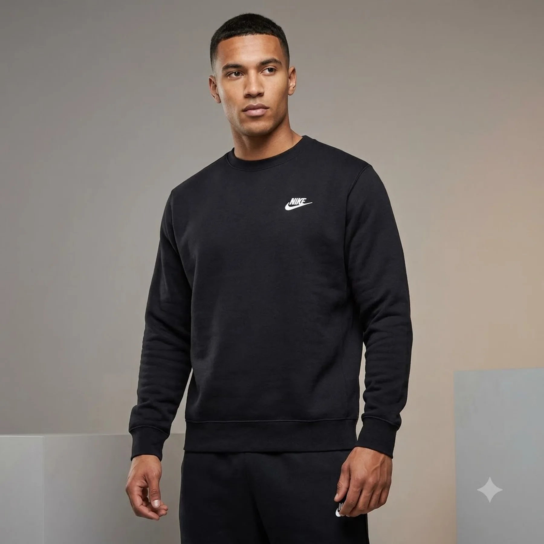 Кофта чоловіча Nike M Nsw Club Crw Bb (BV2662-010)