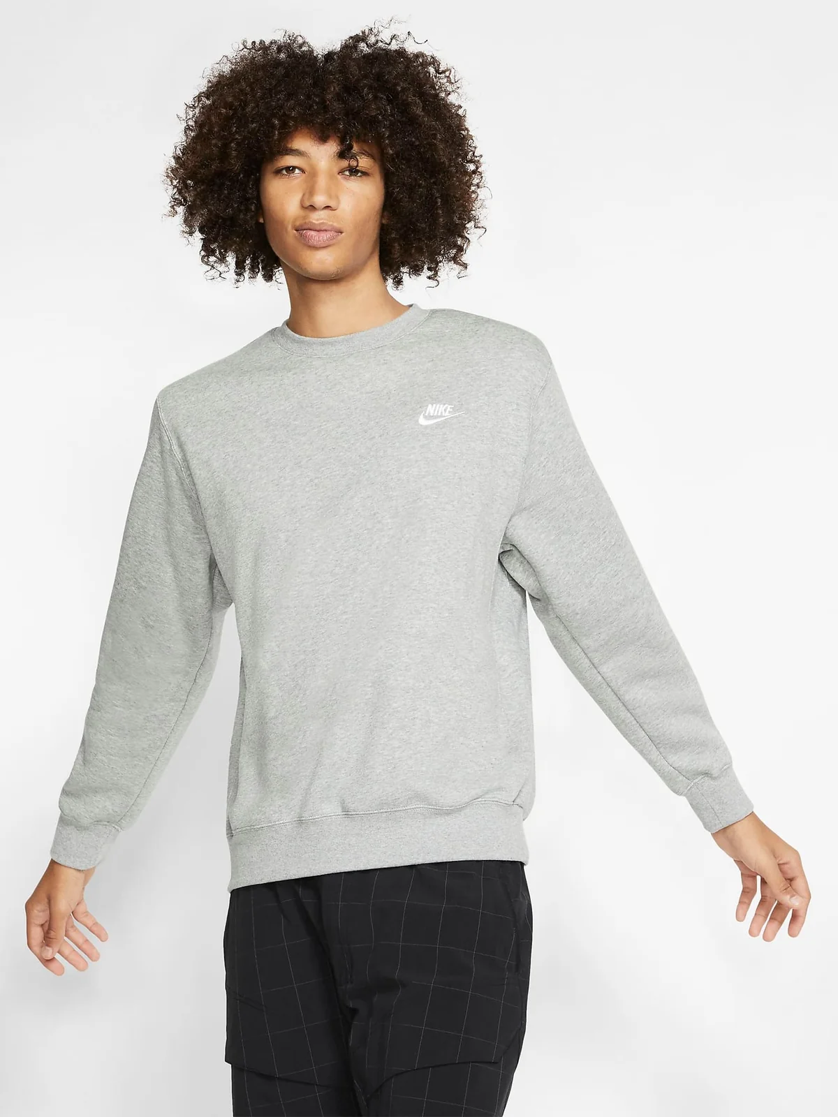 Кофта чоловіча Nike M Nsw Club Crw Bb (BV2662-063)