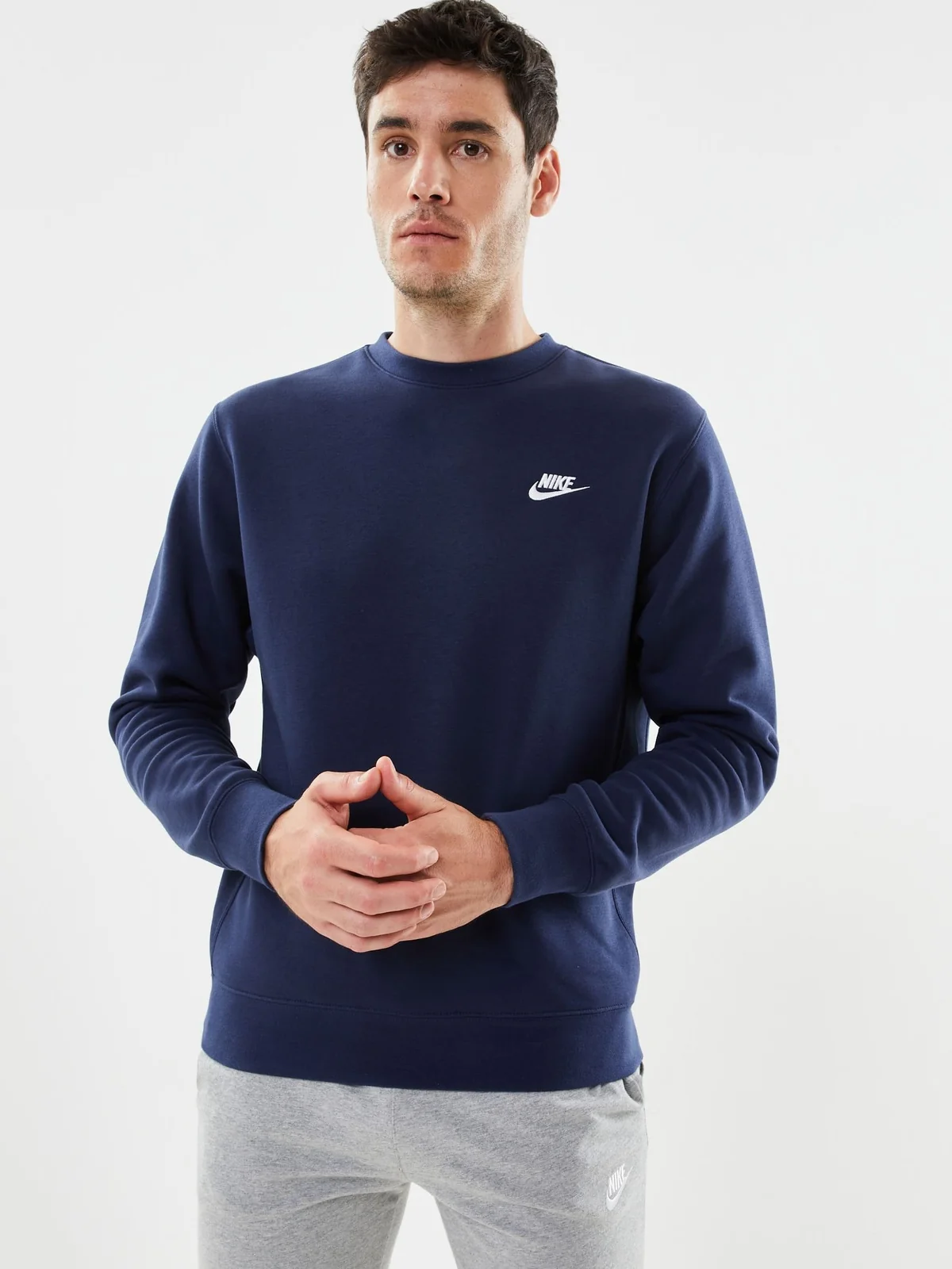 Кофта чоловіча Nike M Nsw Club Crw Bb (BV2662-410)