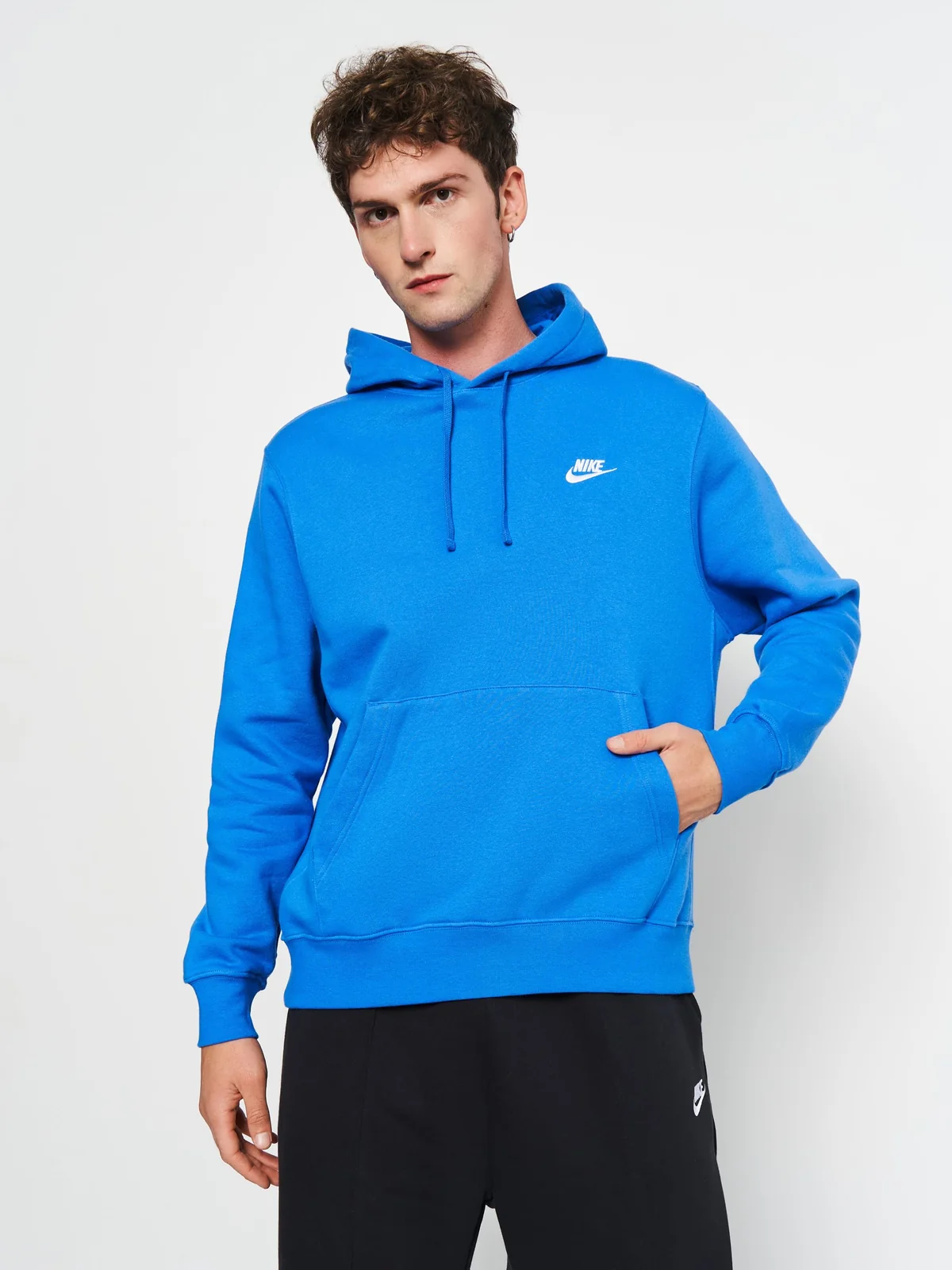 Кофта чоловіча Nike M Nsw Club Hoodie Po Bb (BV2654-403)