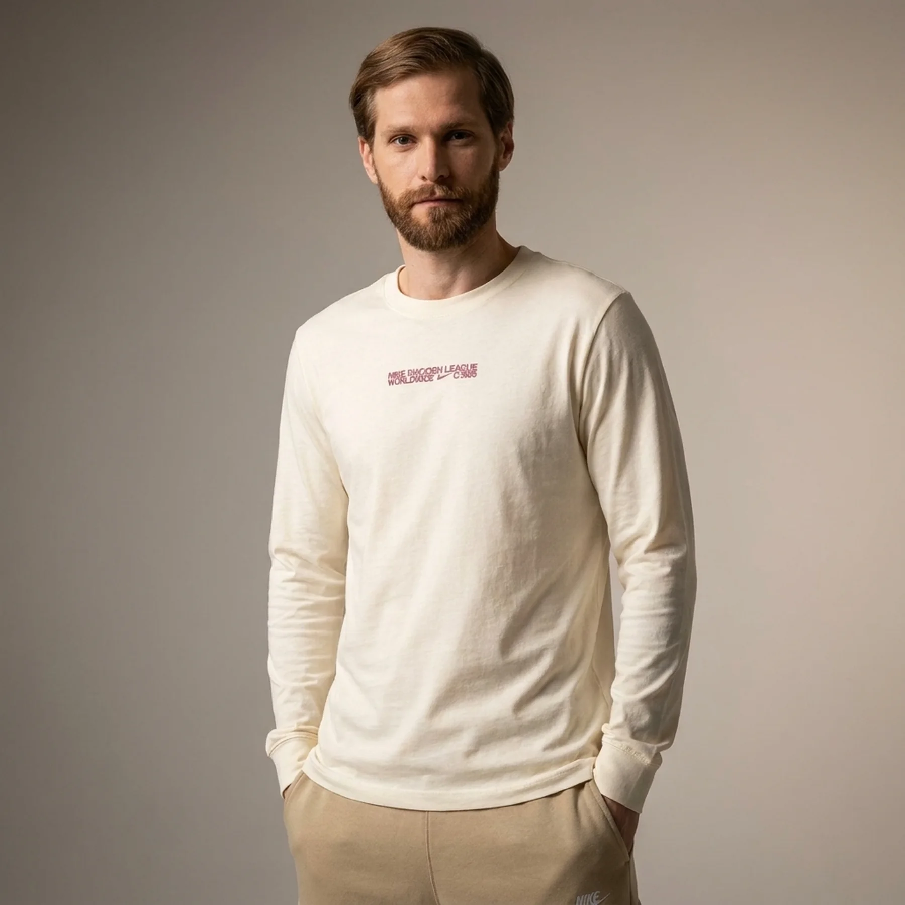 Кофта чоловіча Nike M Nsw Ess+ Core 3 Ls Tee (DM6365-113)