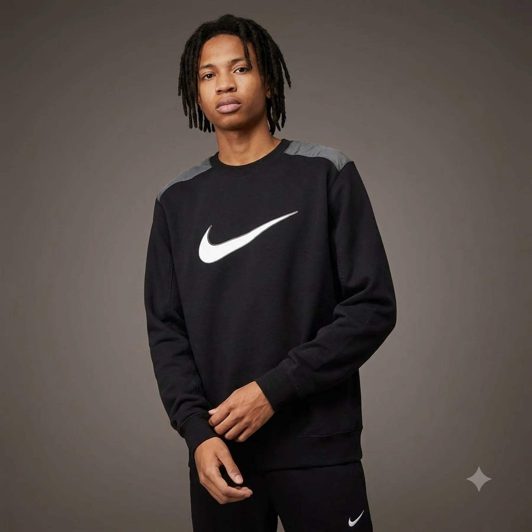 Кофта чоловіча Nike M Nsw Sp Flc Crew Bb (FN0245-010)
