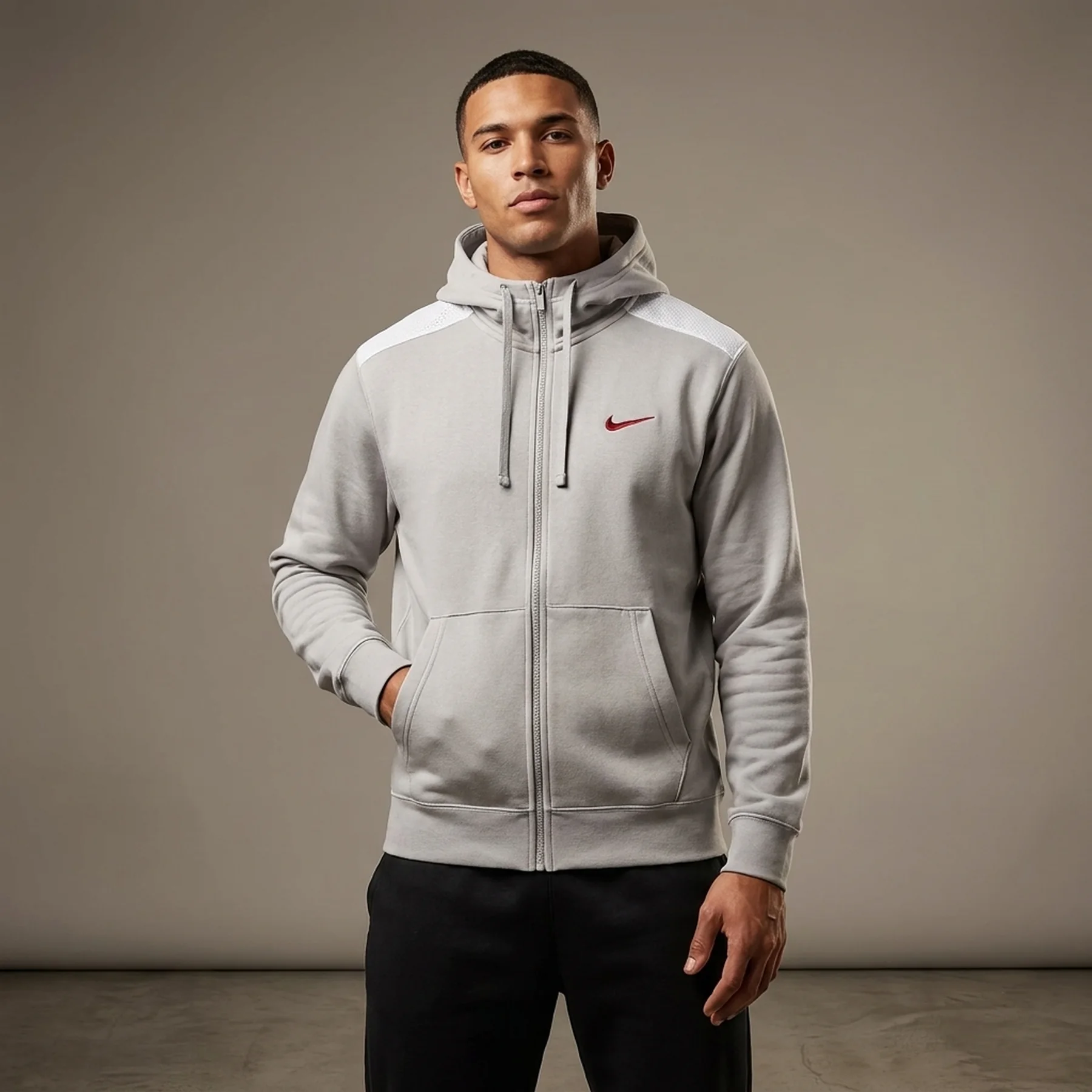 Кофта чоловіча Nike M Nsw Sp Flc Fz Hoodie Bb (FQ8819-012)
