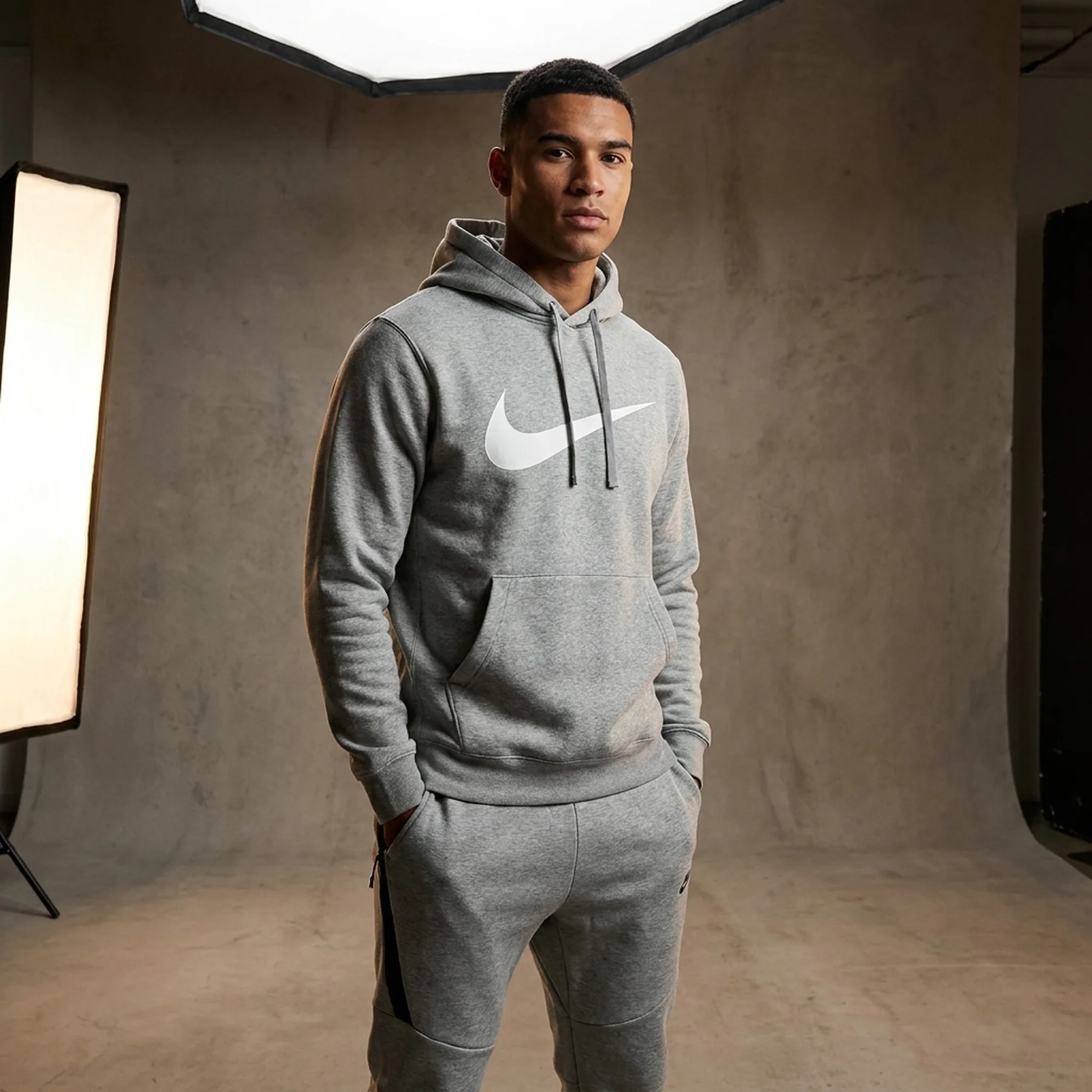 Кофта чоловіча Nike M Nsw Swoosh Tch Flc Po Hd (DD8222-063)