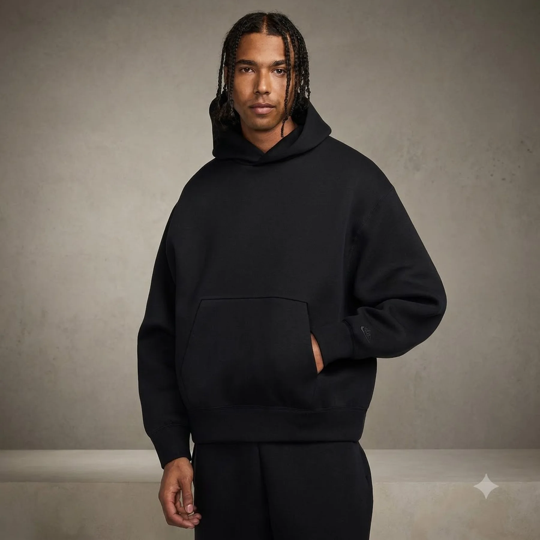 Кофта чоловіча Nike M Tch Flc Hoodie Ri (FZ0744-010)