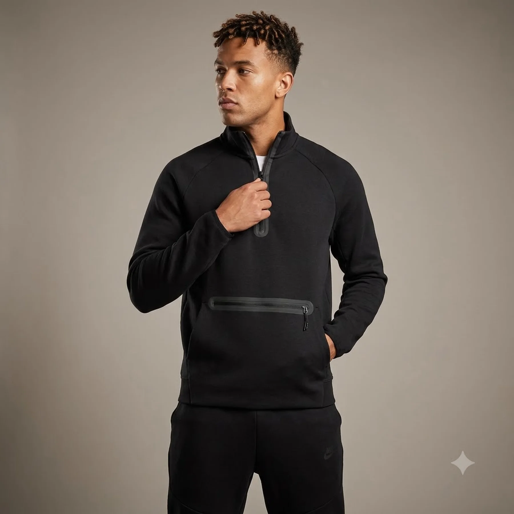 Кофта чоловіча Nike M Tech Fleece Hz Top (FB7998-010)